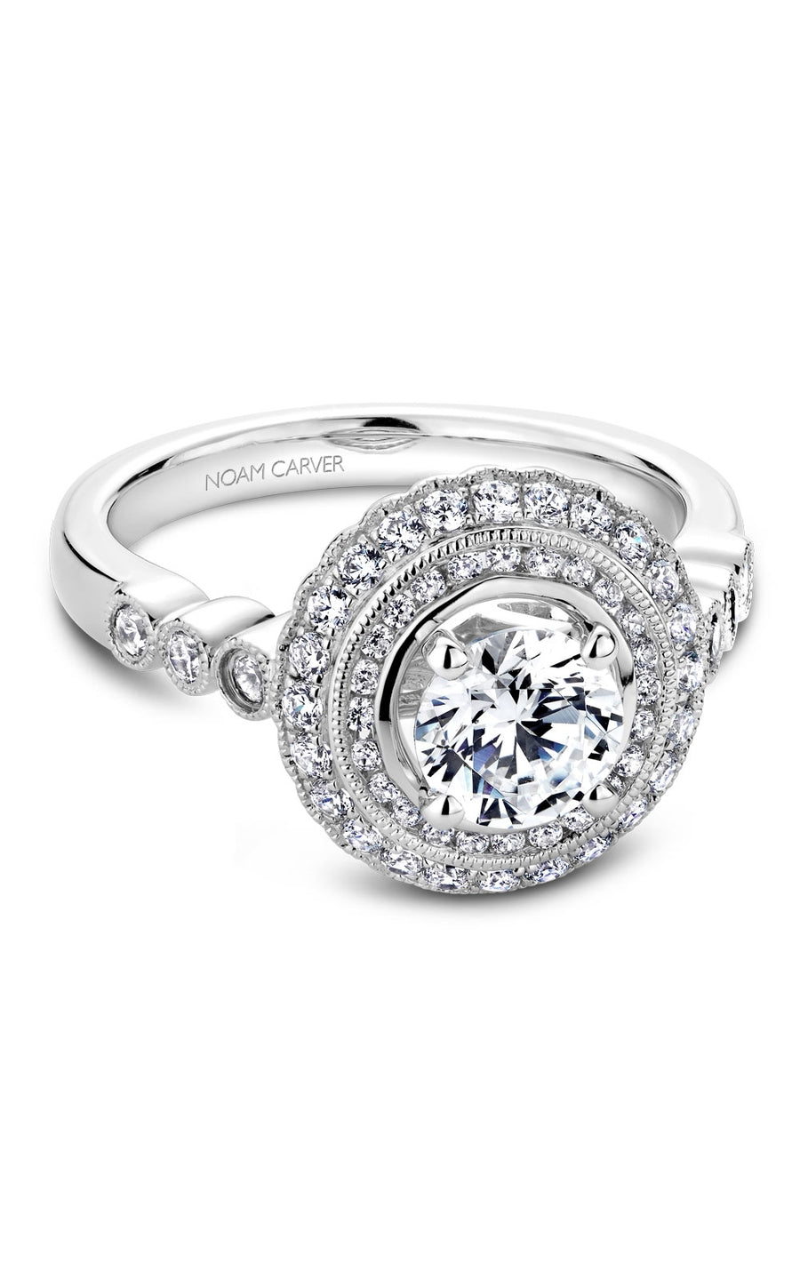 Noam Carver 1 Carat Solitaire Bridal Engagement Ring B069-01A - Perfect for Proposals, Weddings & Anniversaries