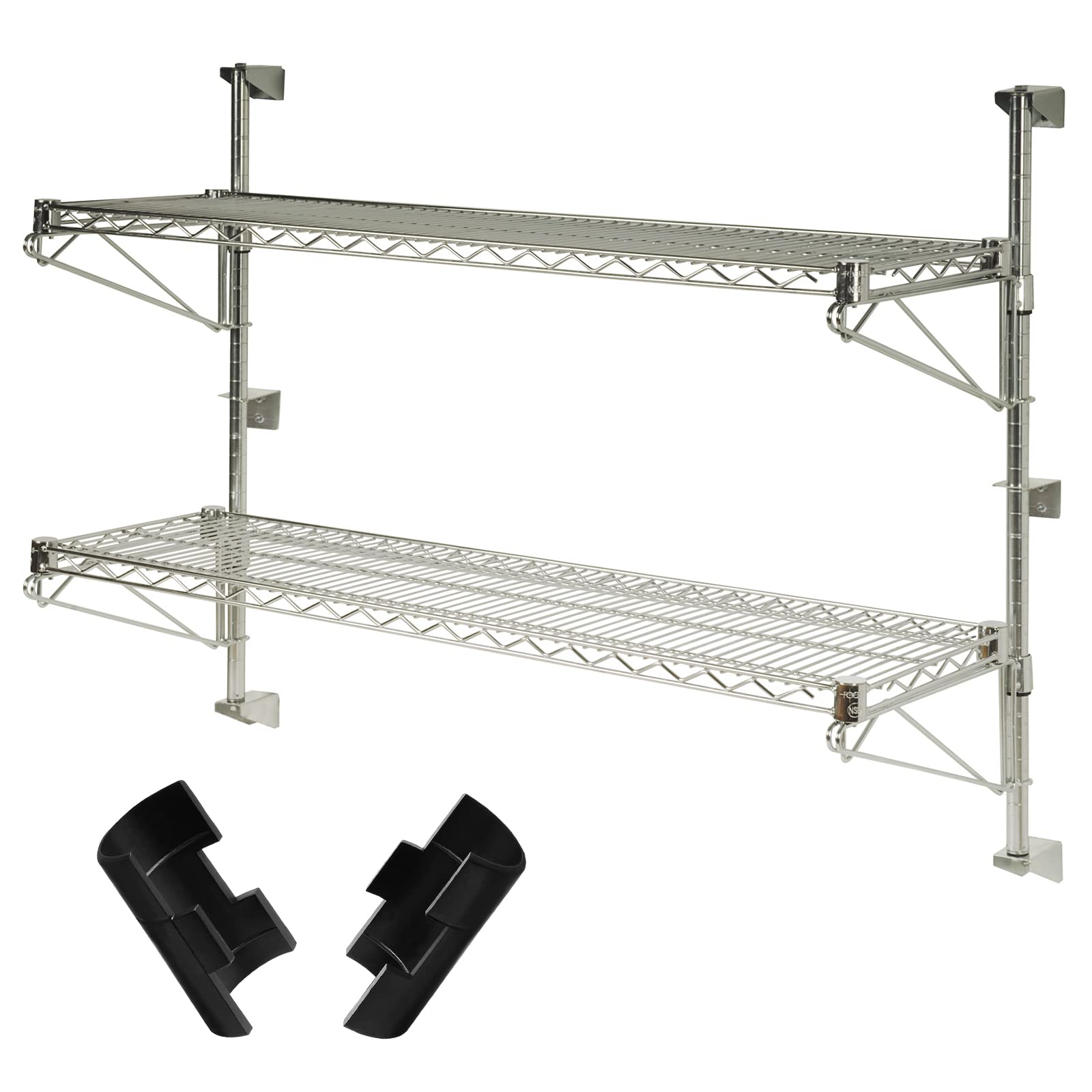 Litoexpe 72 Pcs Wire Shelf Clips - Heavy Duty 7/8