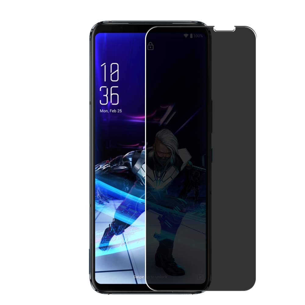ASUS ROG Phone 5 Privacy Screen Protector - Anti-Spy TPU Film Guard (Not Tempered Glass) - Black - Prevent Shoulder Surfing for Secure Mobile Banking & Private Browsing