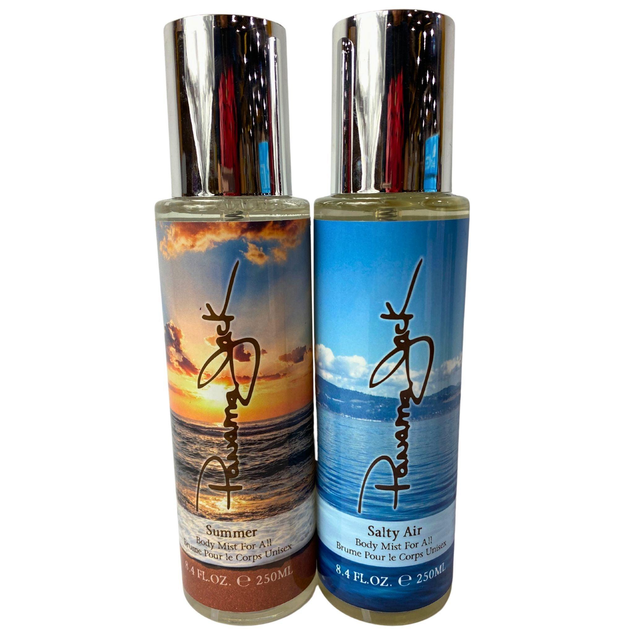 Panama Jack Salty Air & Summer Body Mist 8.4OZ - Tropical Scented Fragrance for Women & Men (65 Pcs Bulk Pack) - Perfect for Beach Vacations, Summer Parties & Everyday Freshness
