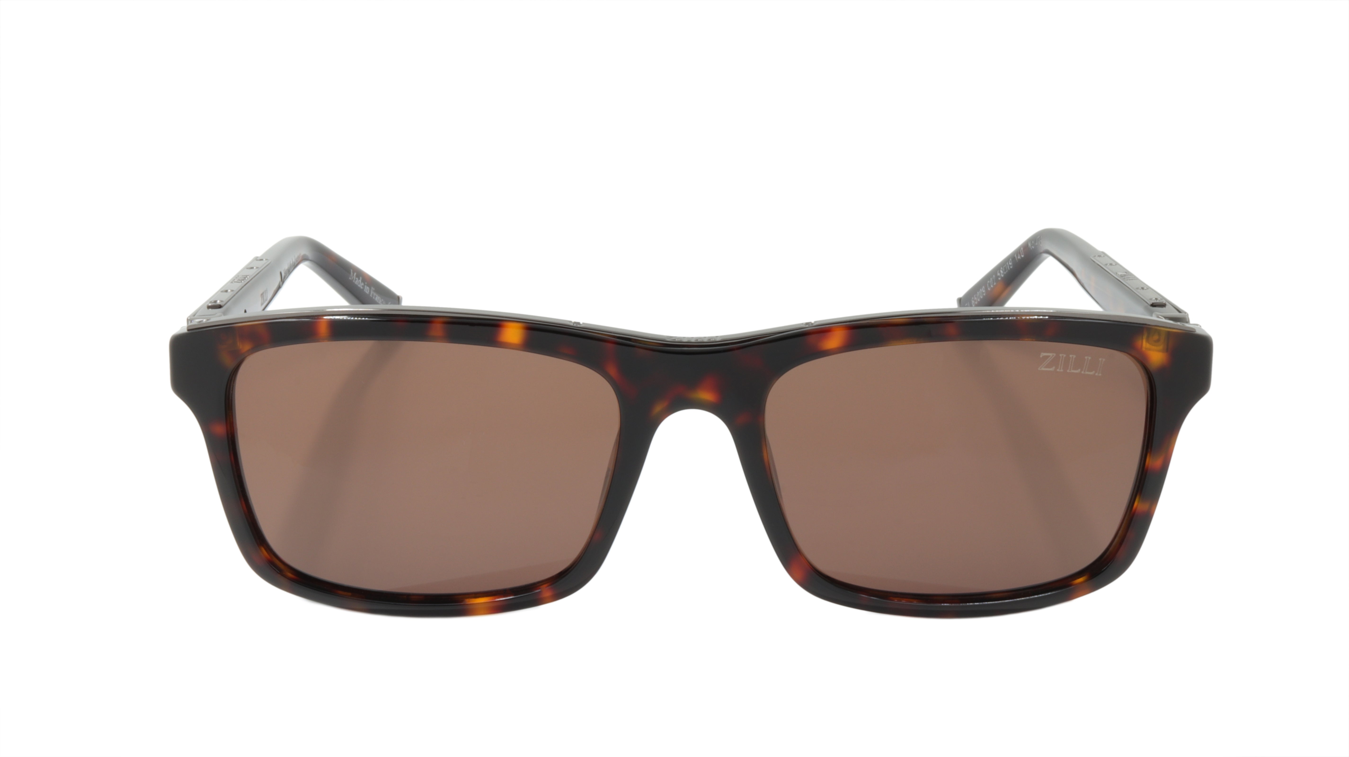 ZILLI Titanium Acetate Polarized Sunglasses - Handmade in France - Model ZI 65009 C02 - Luxury UV Protection for Driving, Travel & Outdoor Activities