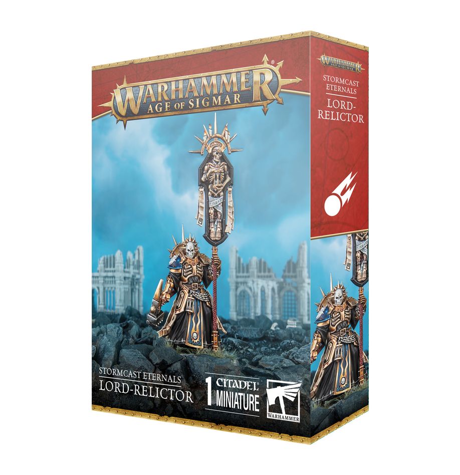 Age of Sigmar Stormcast Eternals Lord Relictor Miniature - Warhammer Fantasy Battle Game Character for Tabletop Wargaming & Collectors