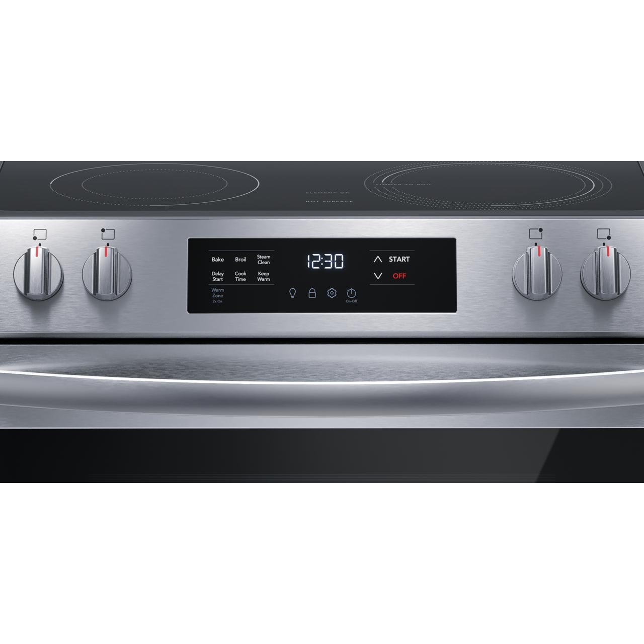 30 Inch Frigidaire Electric Range FCFE306CAS - Perfect for Modern Kitchens, Baking & Family Cooking