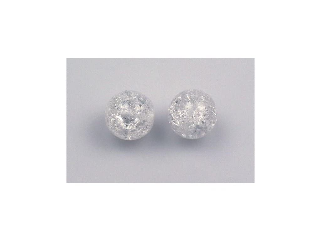 50-Piece 14mm Round Pressed Beads Bulk Pack - DIY Jewelry Making Supplies for Necklaces, Bracelets & Craft Projects (Color: 00030/85500, SKU: 11119001)