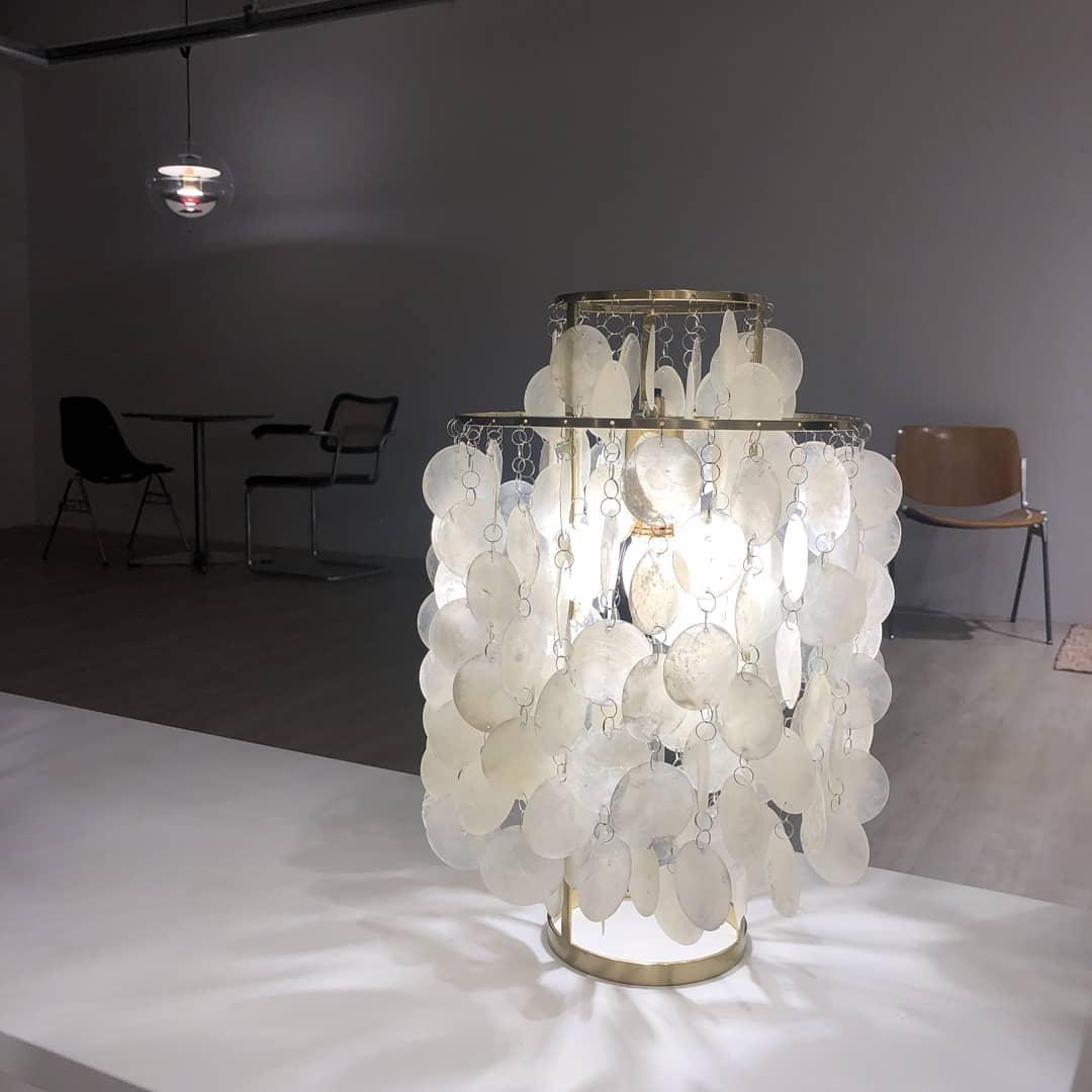 Modern Round Shell Table Lamp - Stylish Bedside & Living Room Lighting for Home Decor | Perfect for Bedroom, Office & Reading Nook