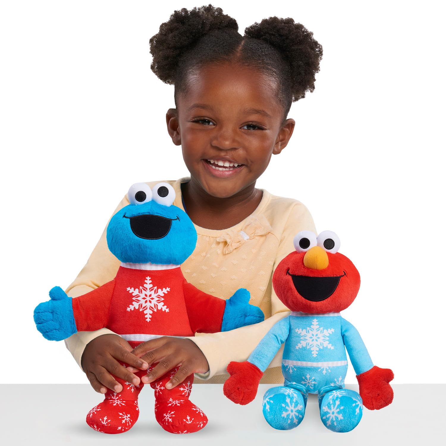 Sesame Street Holiday 15-inch Large Plush Cookie Monster Stuffed Animal Toy - Super Soft Cuddly Plush for Kids Ages 18+ Months - Perfect Gift for Christmas, Birthday & Playtime by Just Play