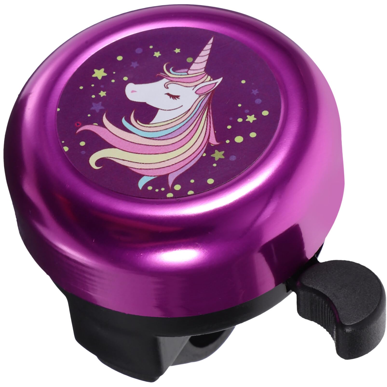 Milisten Unicorn Bike Bell - Cute & Loud Bicycle Handlebar Bell for Kids & Adults - Perfect for Girls Bikes, Toddler Bicycles & Family Cycling Accessories (Great for Parks, School Commutes & Neighborhood Rides)