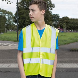 High Visibility Safety Vest for Kids - Reflective Children's Vest for Outdoor Activities, School Walking, Cycling & Playtime