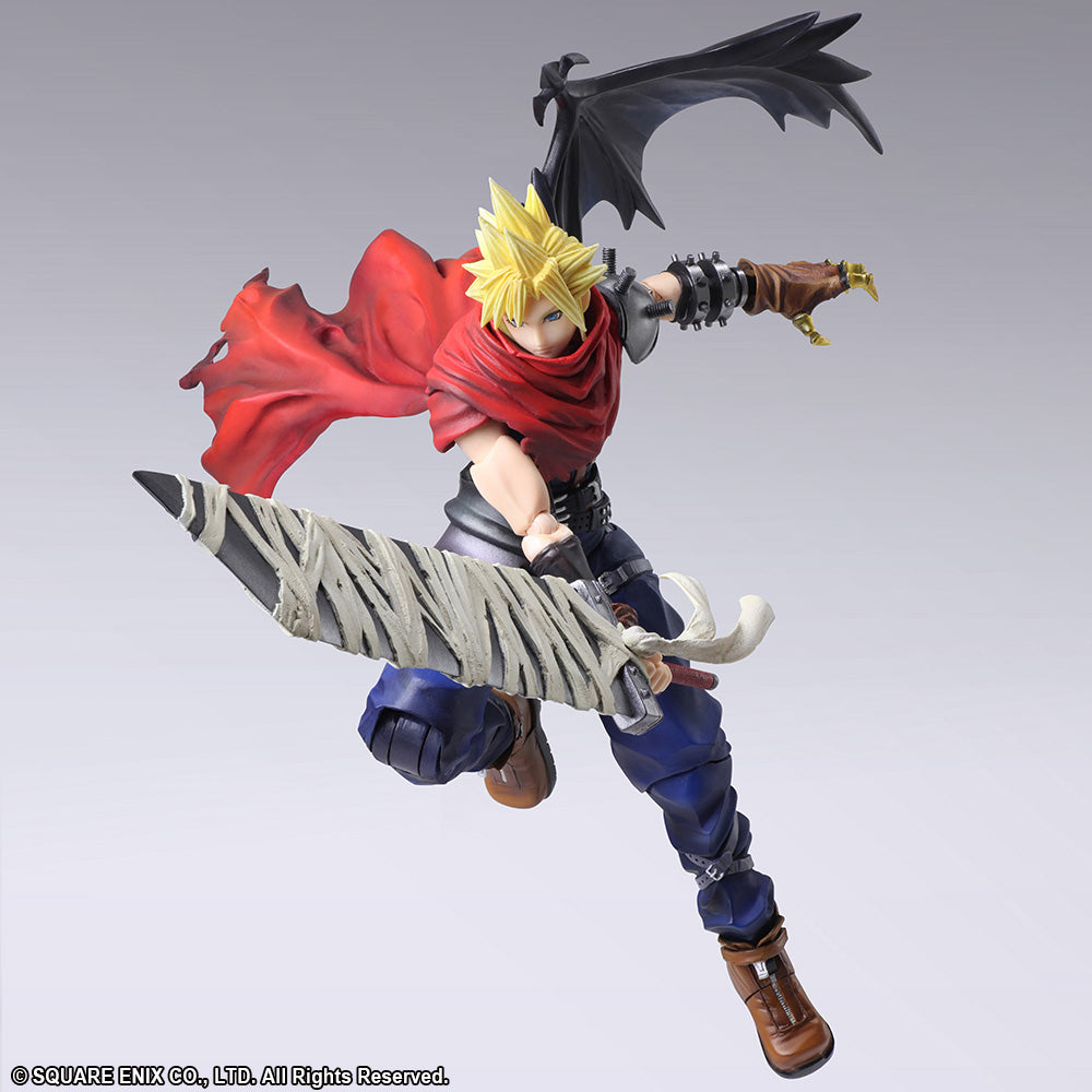 Final Fantasy Cloud Strife Another Form Variant Action Figure - Square Enix Bring Arts Collectible - Perfect for Gaming Displays & Anime Collections
