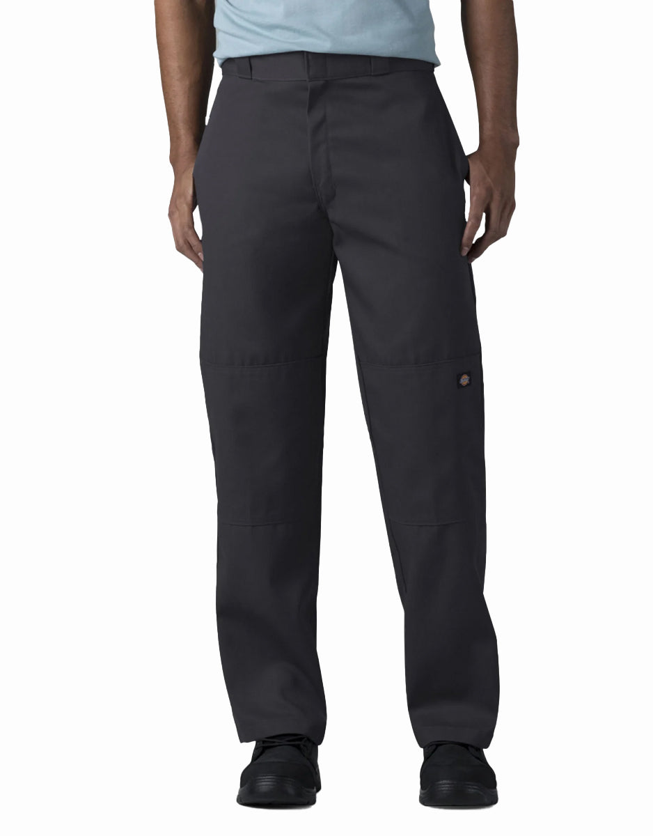 Dickies Loose Fit Double Knee Work Pants for Men - Durable Black Workwear Pants for Construction, Carpentry & Outdoor Jobs