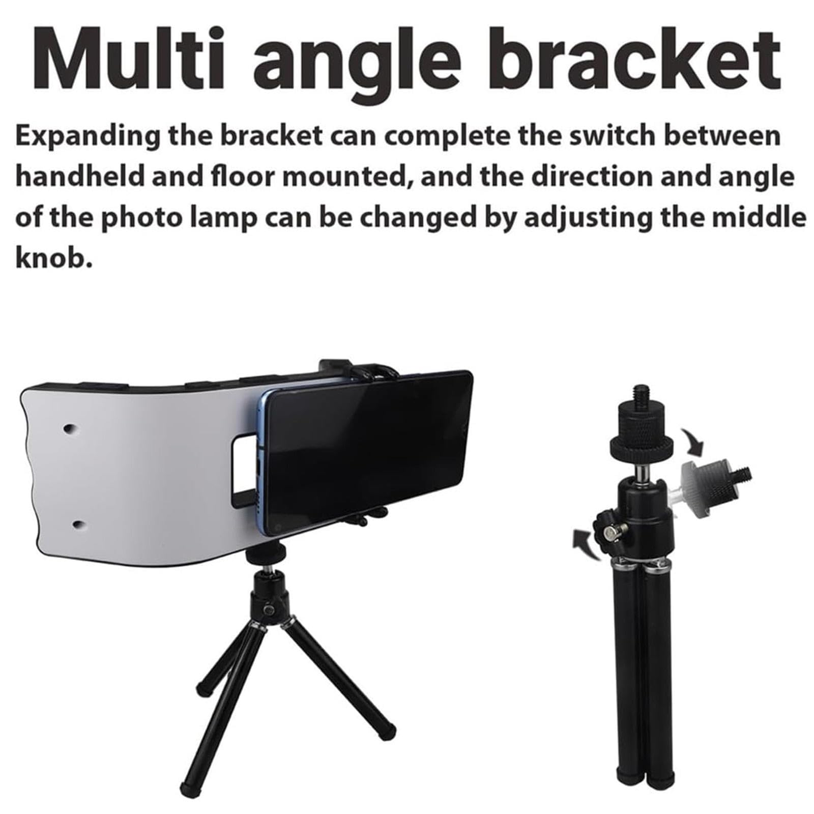 Dental Photography Aid - 20 LED Oral Camera Fill Light with Adjustable Brightness for Dentists, Home & Salon Use | Perfect for Teeth Whitening, Dental Exams & Oral Hygiene Documentation
