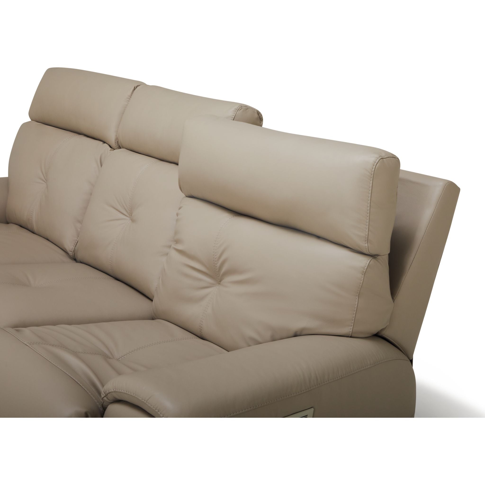 Aedon Power Reclining Sofa with Adjustable Headrest & Lumbar Support - Modern Comfort for Living Room, Home Theater & Relaxation | Bali Harvest Collection