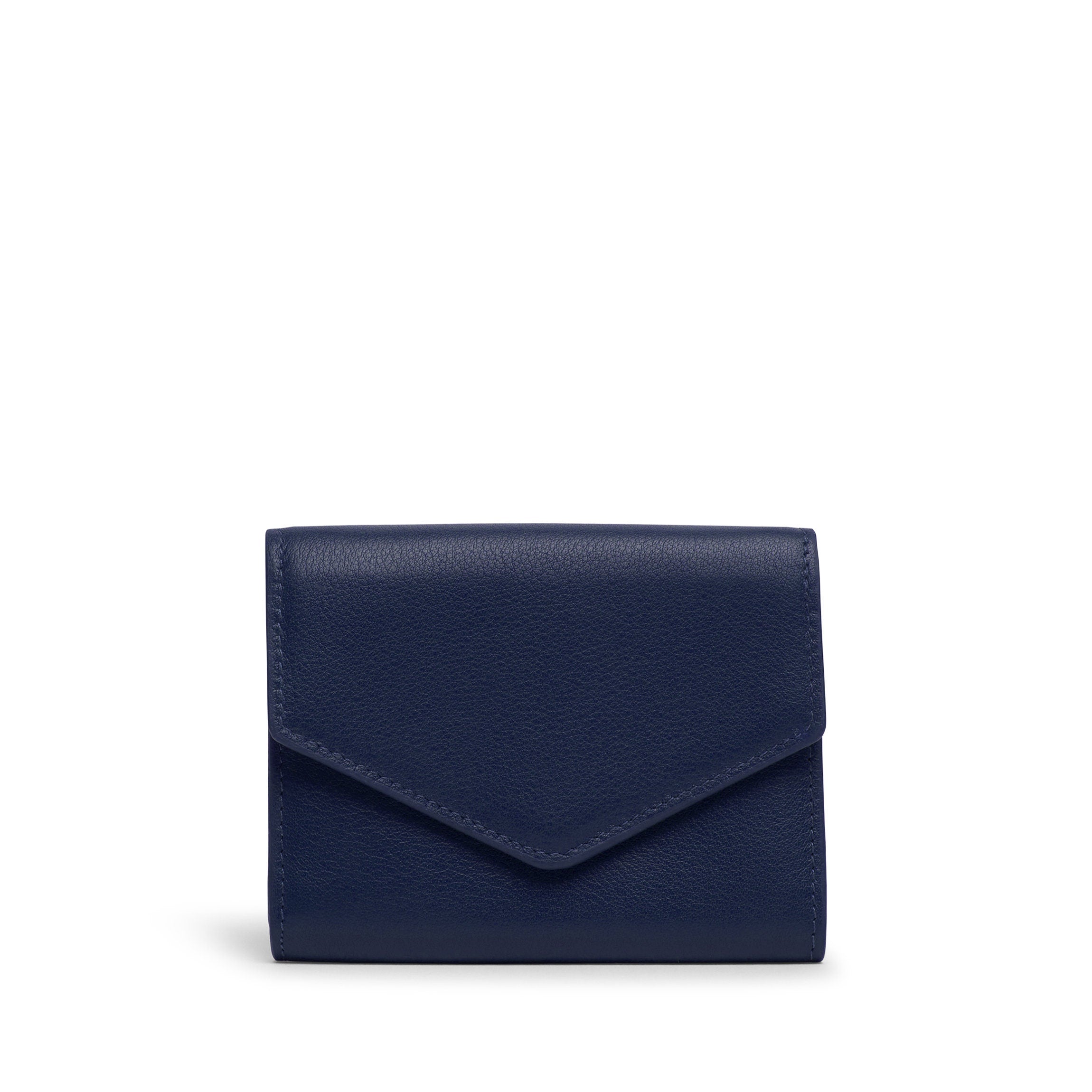 Haven Compact Wallet for Men & Women - Slim RFID Blocking Minimalist Wallet - Navy Blue - Perfect for Travel, Everyday Use & Gift Giving