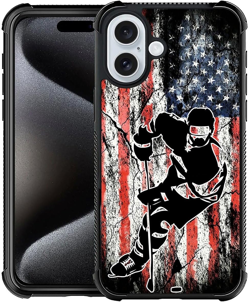 Ice Hockey America flag