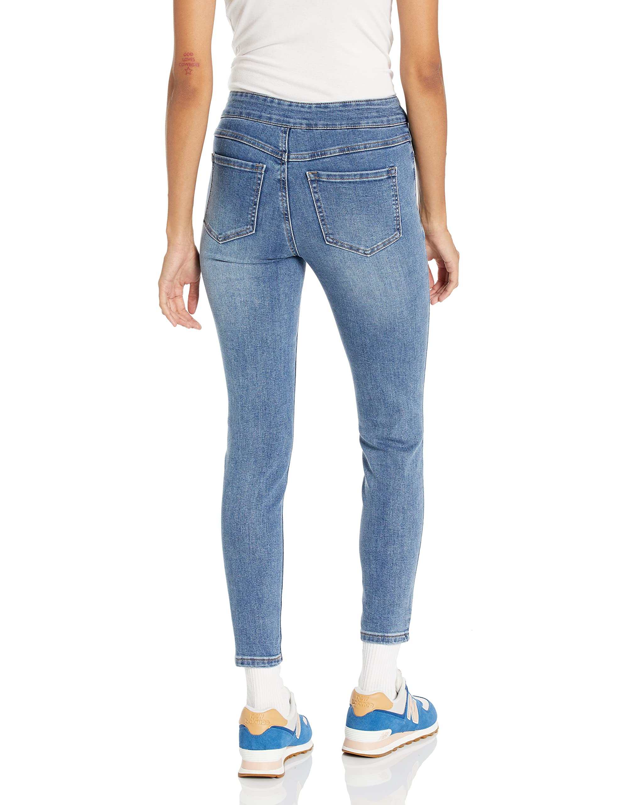 Tribal Women's Denim Jeggings - Comfy Ankle Pants for Casual Wear