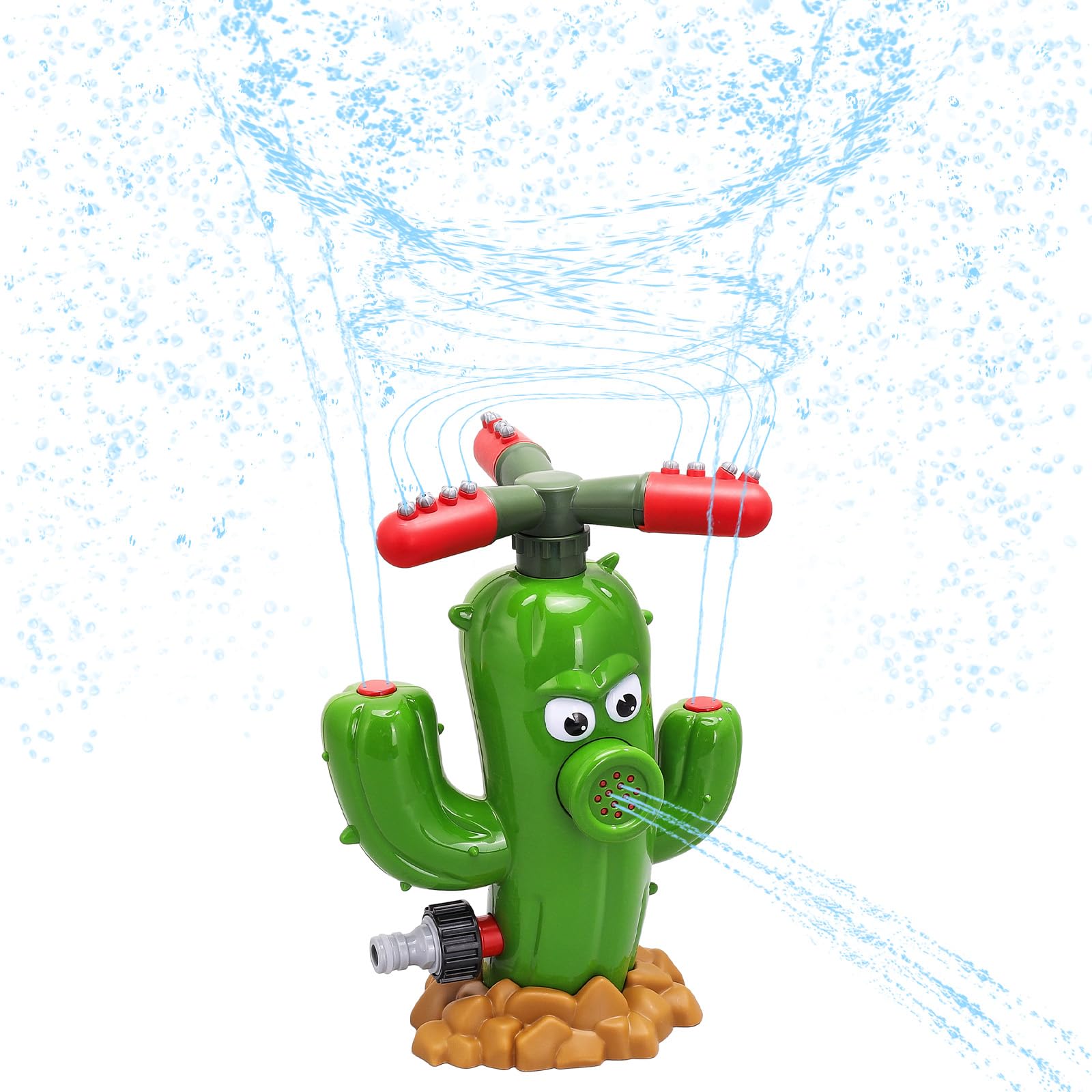 HeySplash Water Sprinkler Toy for Kids - Outdoor Summer Water Play Sprinkler, Fun Backyard Lawn Sprinkler for Children, Connects to Garden Hose - Perfect for Pool Parties, Backyard Games & Summer Cooling Fun