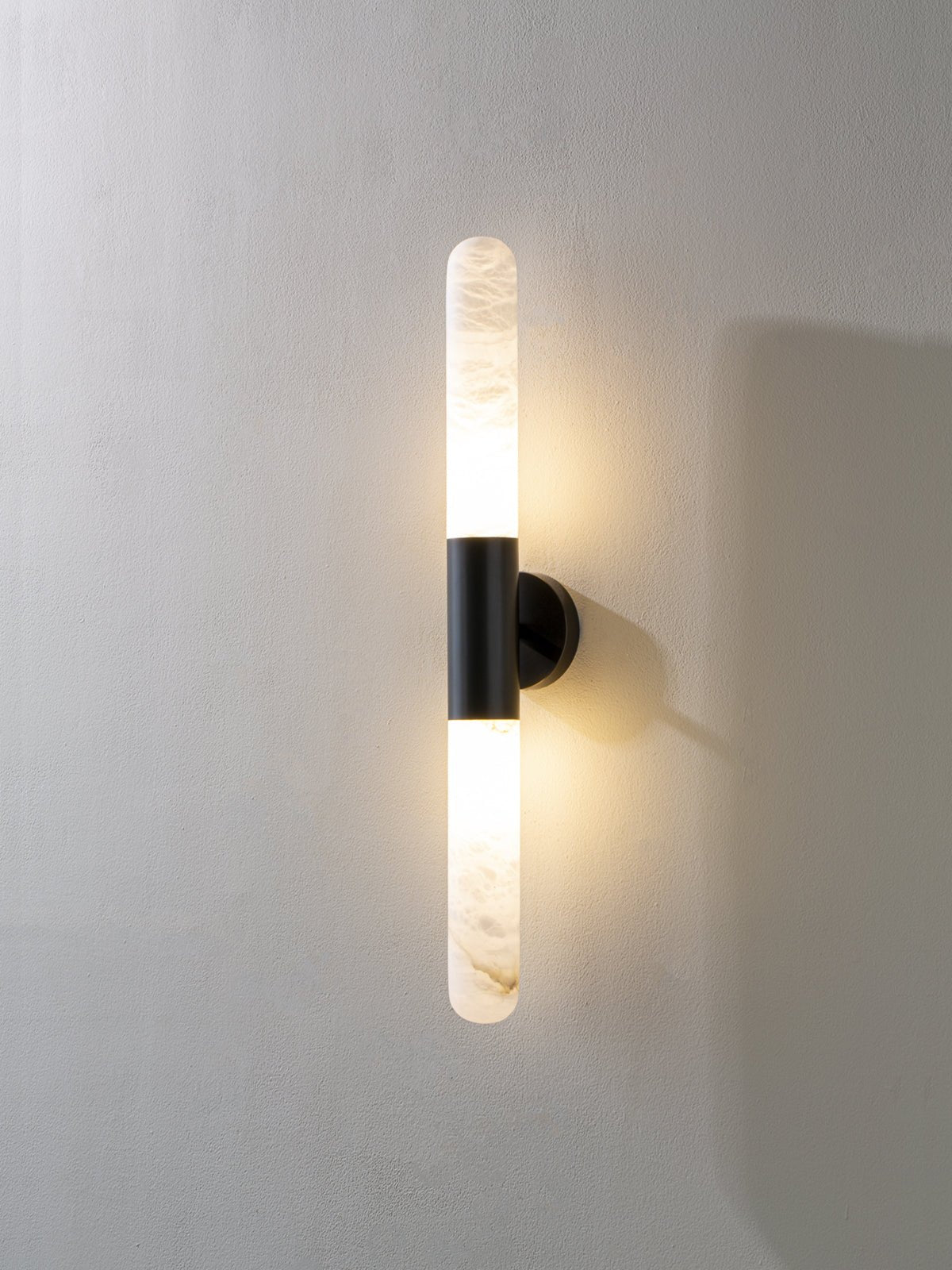 Elegant Cavoya Alabaster Wall Light - Modern Sconce for Living Room, Bedroom & Hallway Lighting