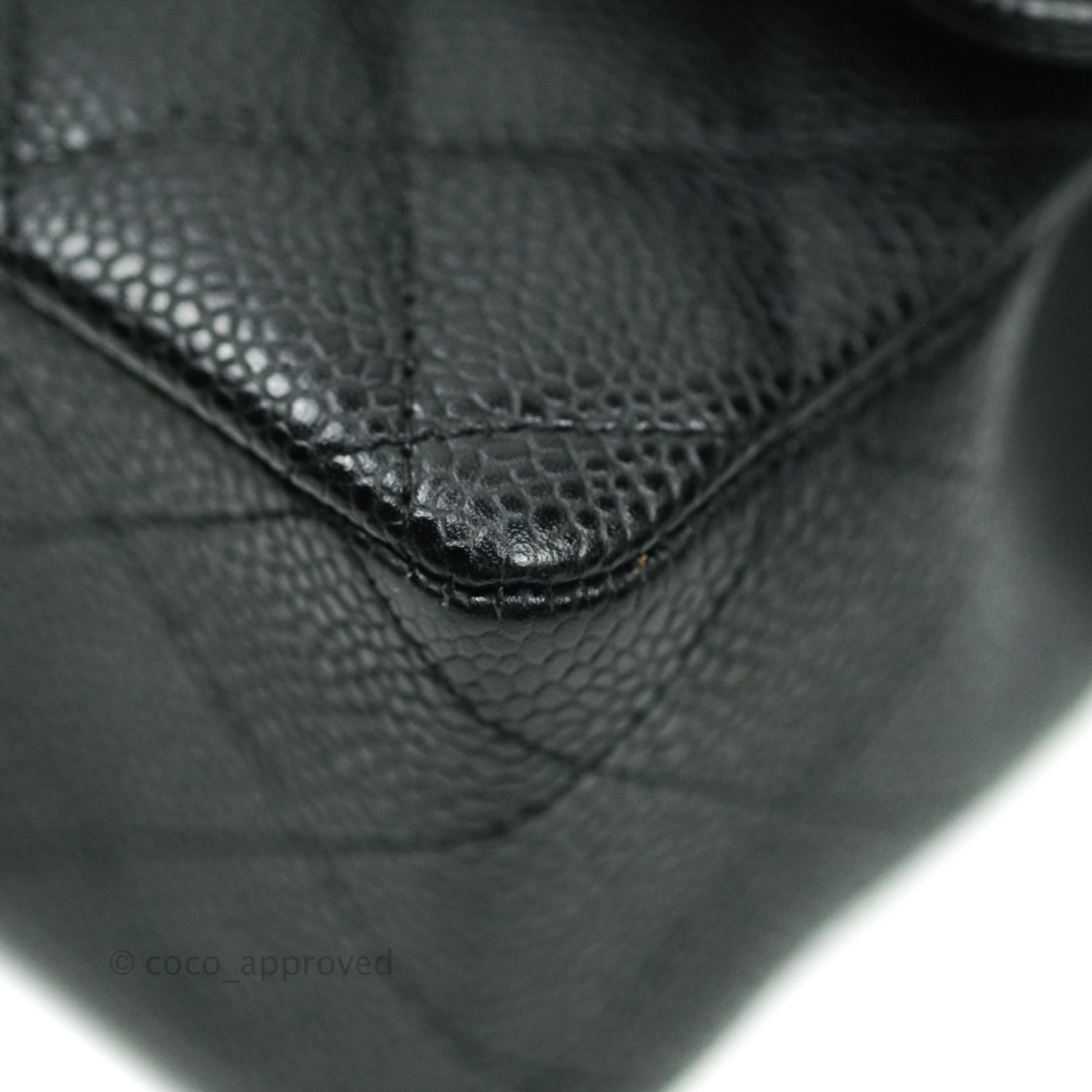 Chanel Classic Medium Double Flap Bag Black Caviar Leather with Silver Hardware - Luxury Shoulder Bag for Women, Perfect for Work, Evening Events & Special Occasions