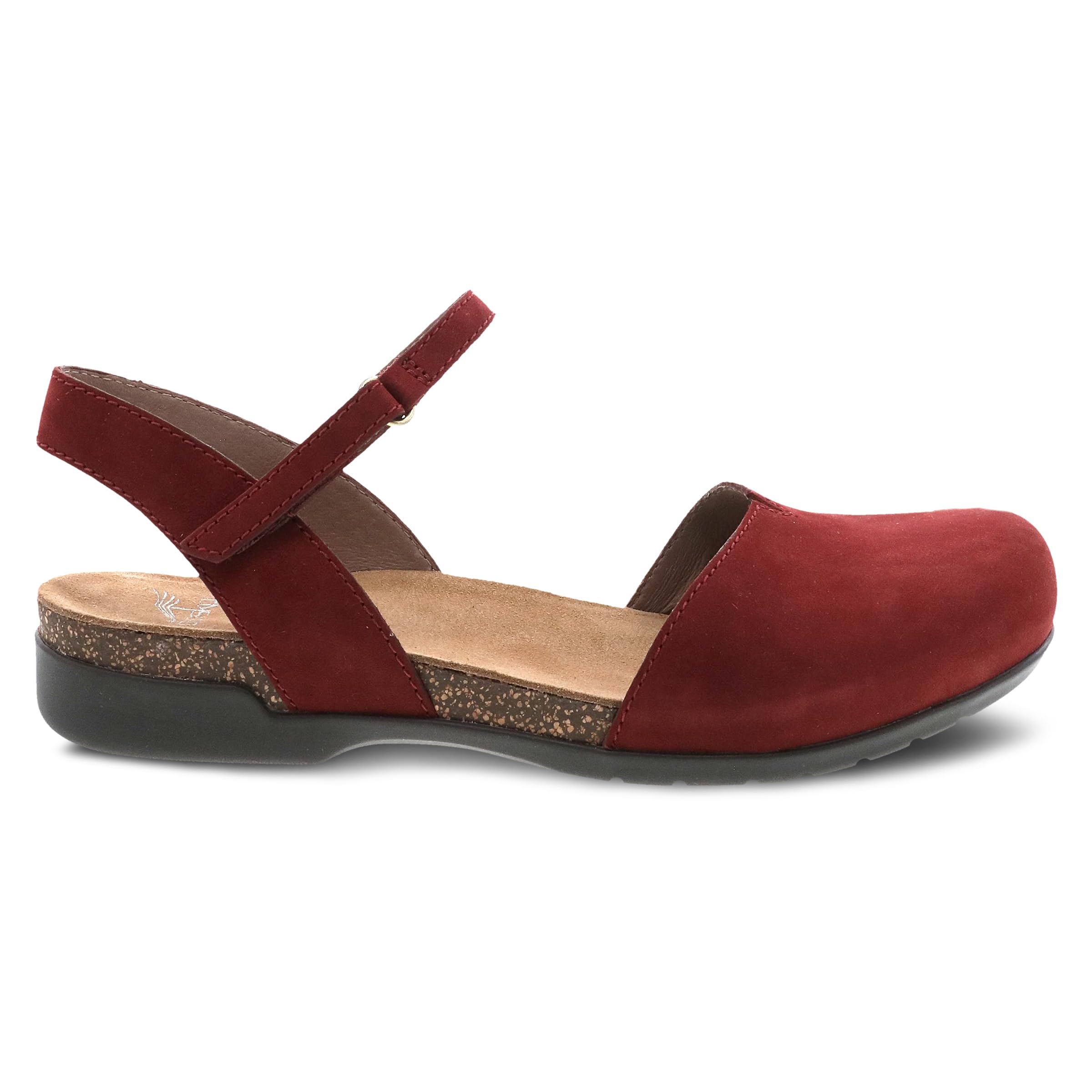 Dansko Rowan Women's Sandals - Comfortable Memory Foam & Cork Footbed with Arch Support - Lightweight Durable Rubber Outsole - Casual to Dressy Shoes for Walking, Travel & Everyday Wear
