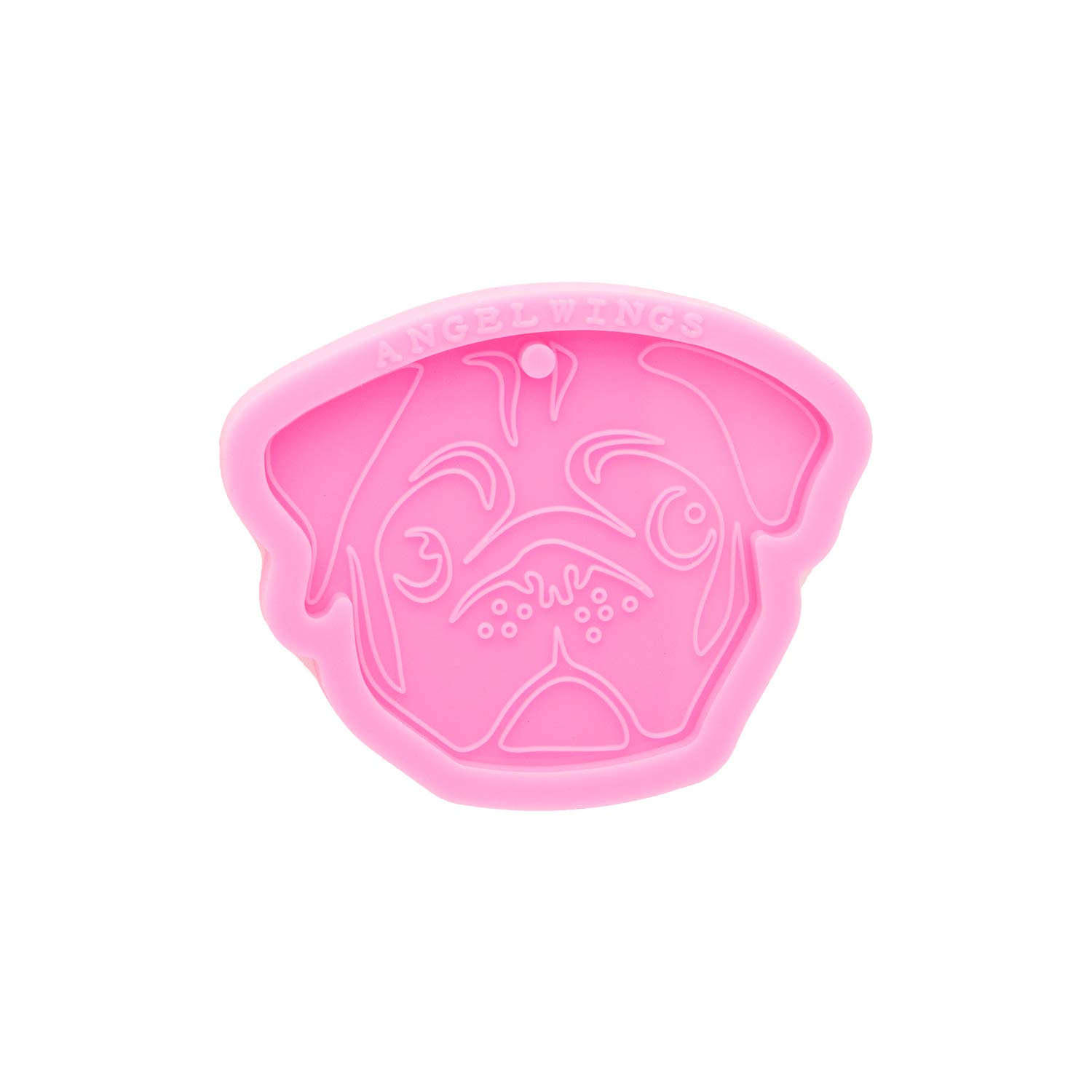 Shiny Glossy Resin Dog Mold - Silicone Keychain Jewelry Molds for DIY Epoxy Crafting, Handmade Resin Keychains & Charms - Perfect for DIY Gifts, Party Favors, and Home Decor Projects