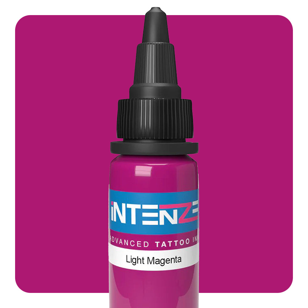 Light Magenta Tattoo Ink by Intenze - Professional Body Art Pigment (1oz/4oz/8oz) - Perfect for Tattoo Artists & Permanent Makeup