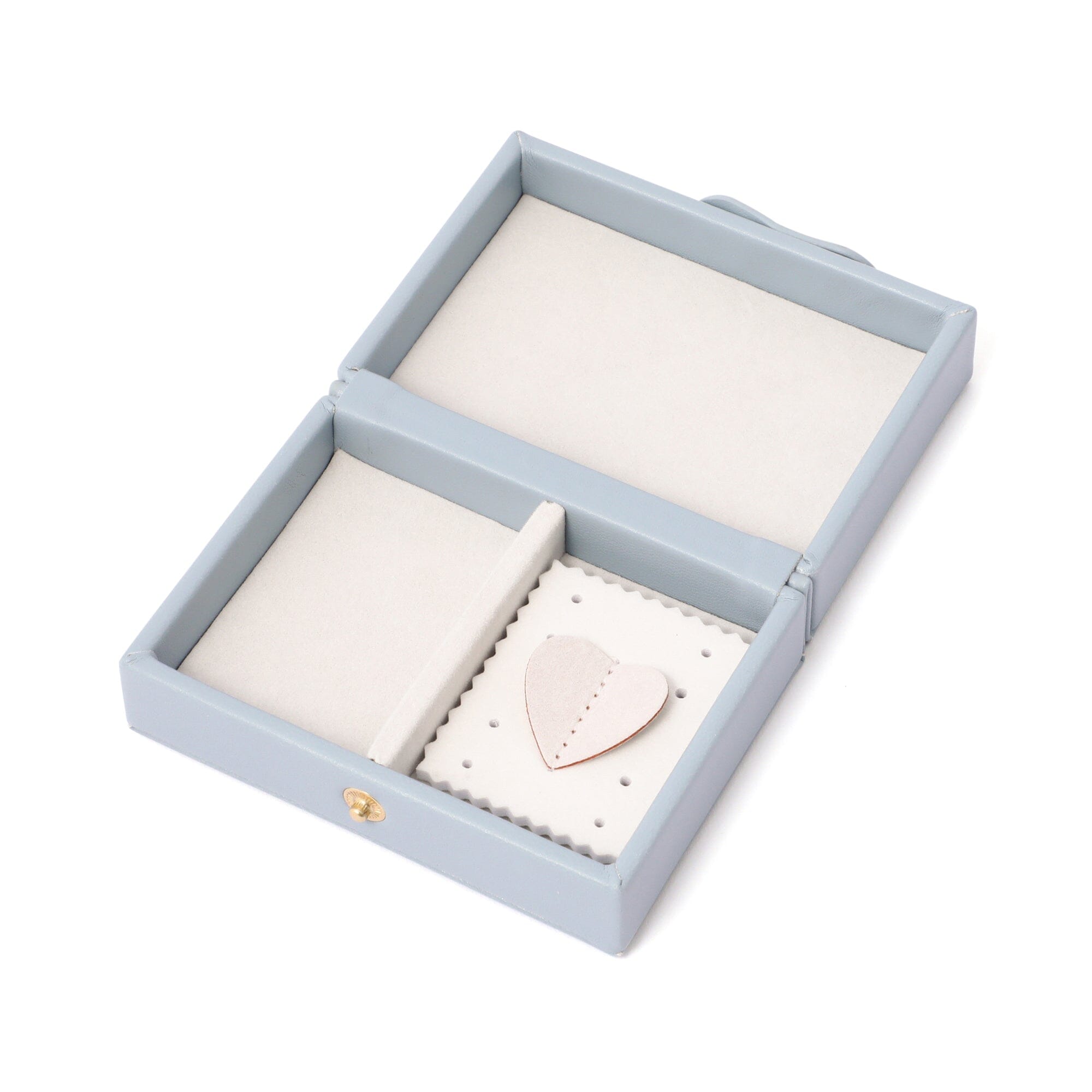 Exquisite Large Blue Embroidery Flower Jewelry Box - Perfect for Organizing Necklaces, Rings & Earrings - Elegant Home Decor & Gift Idea