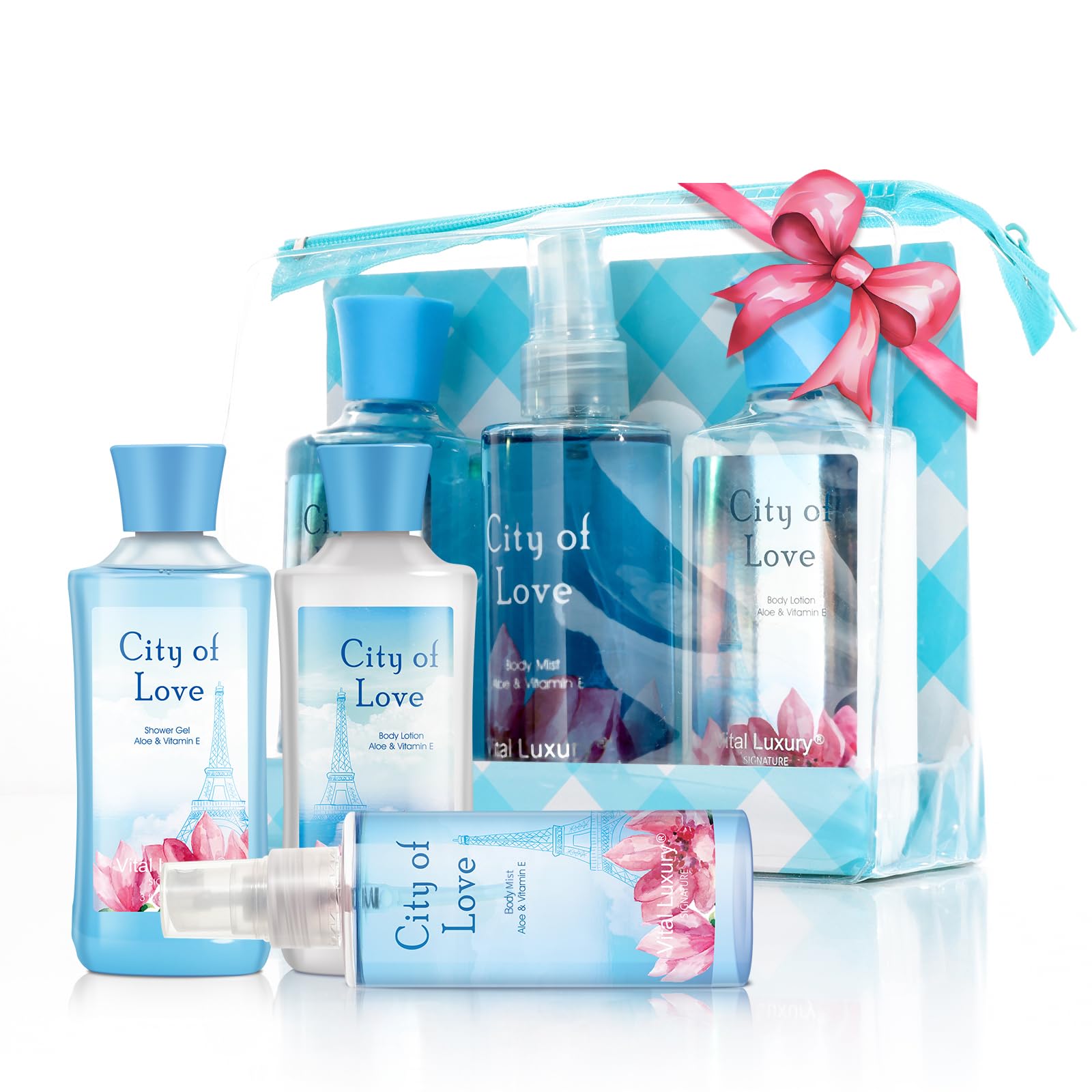 Luxury Bath and Body Gift Set for Women & Girls - 3PCS Spa Set with Shower Gel, Body Lotion & Body Mist - Perfect for Birthday, Mother's Day & Self Care - Ideal Travel Kit & Relaxing Home Spa Experience