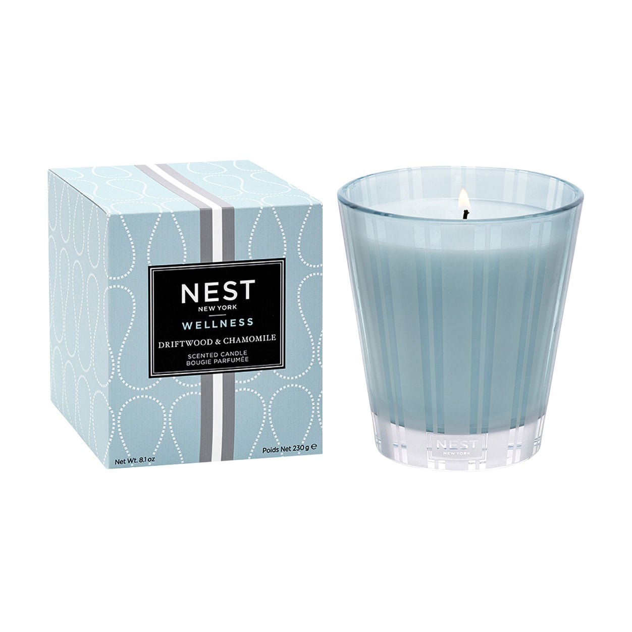 Natural Driftwood & Chamomile Scented Soy Candle - Handmade Aromatherapy for Relaxation, Stress Relief & Home Decor | Perfect for Bedroom, Bathroom & Meditation Spaces