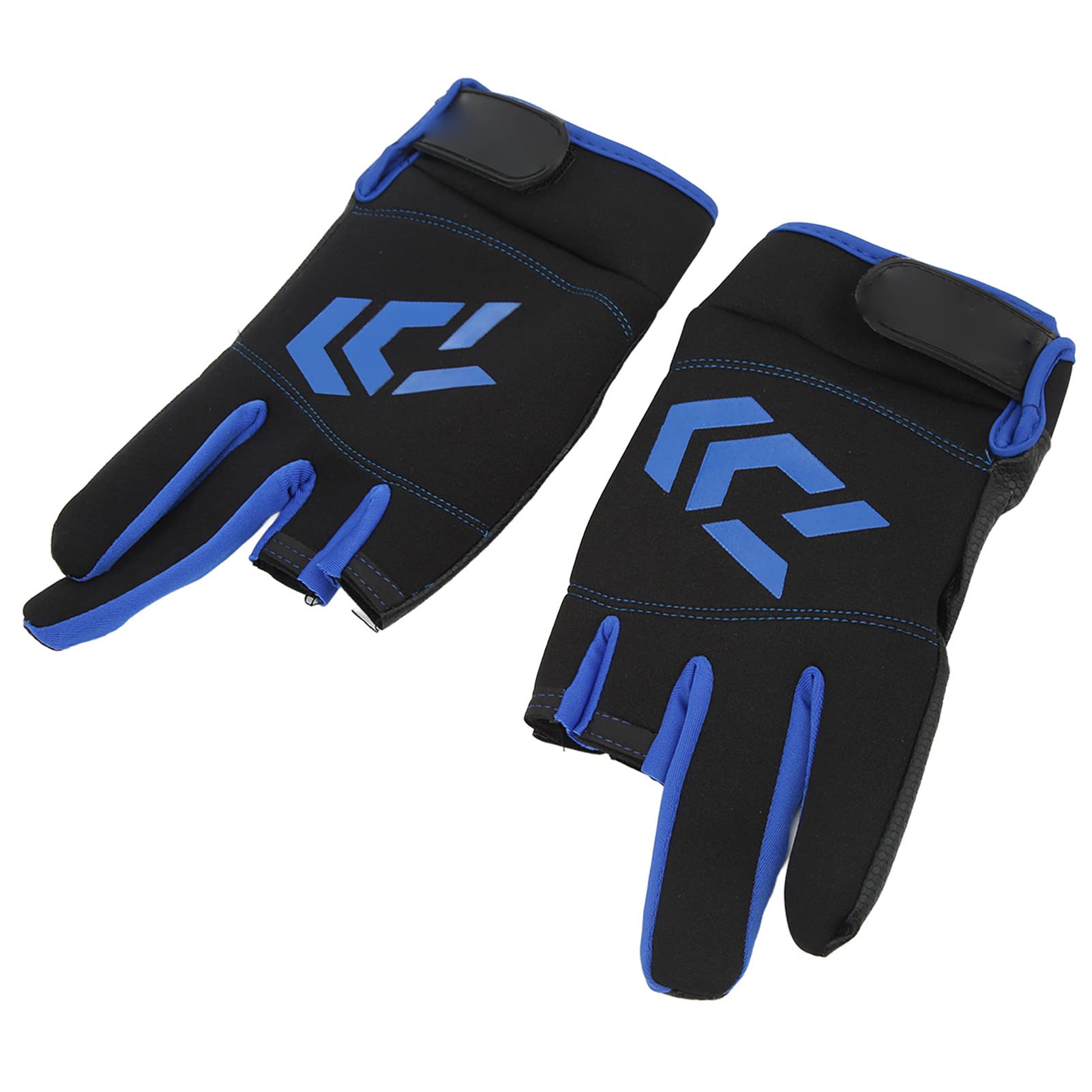 Breathable Fingerless Fishing Gloves with Touch Screen - Self-Adhesive Nylon Material & Non-Slip Texture for Outdoor Fishing, Kayaking, and Water Sports