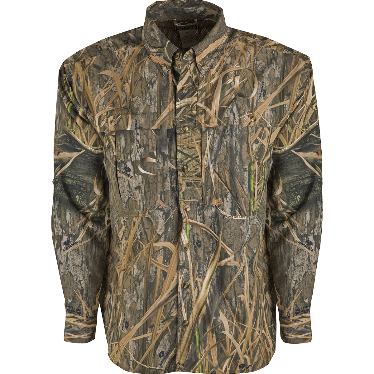 EST Camo Wingshooter's Long Sleeve Shirt - Waterproof Hunting Shirt for Men with Concealed Carry Pocket - Perfect for Deer Hunting, Turkey Hunting & Outdoor Adventures