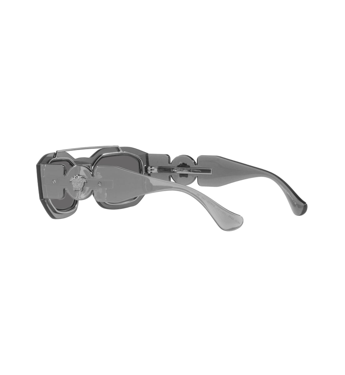 Versace Gray Sunglasses for Men & Women - UV Protection Polarized Lenses - Luxury Fashion Shades for Driving, Beach & Outdoor Activities