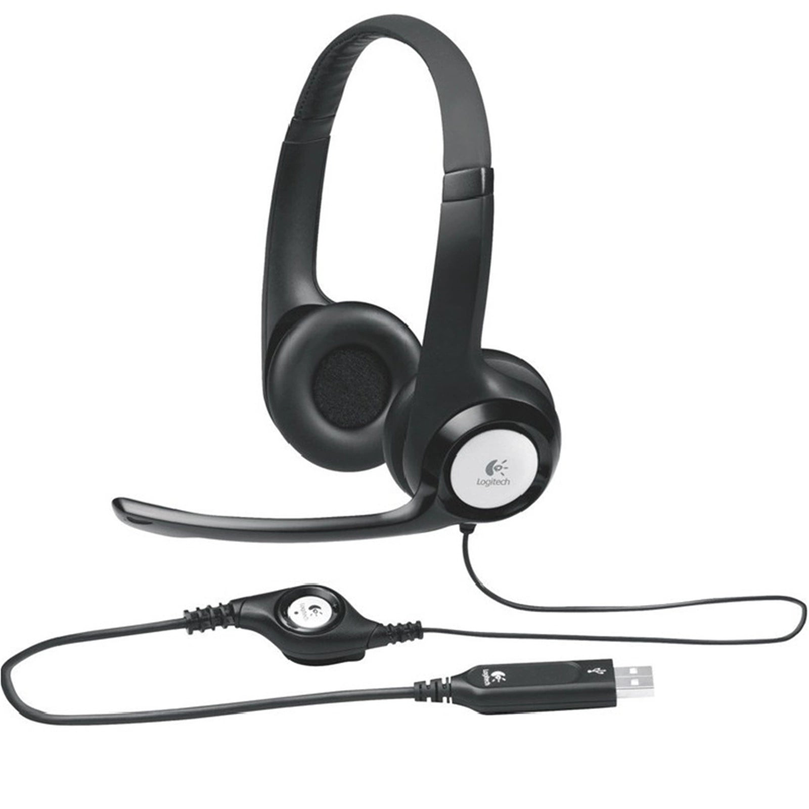 H390 USB Digital Headset with Noise Cancelling - Off White | Comfortable PC Headset for Online Meetings, Gaming & Remote Work