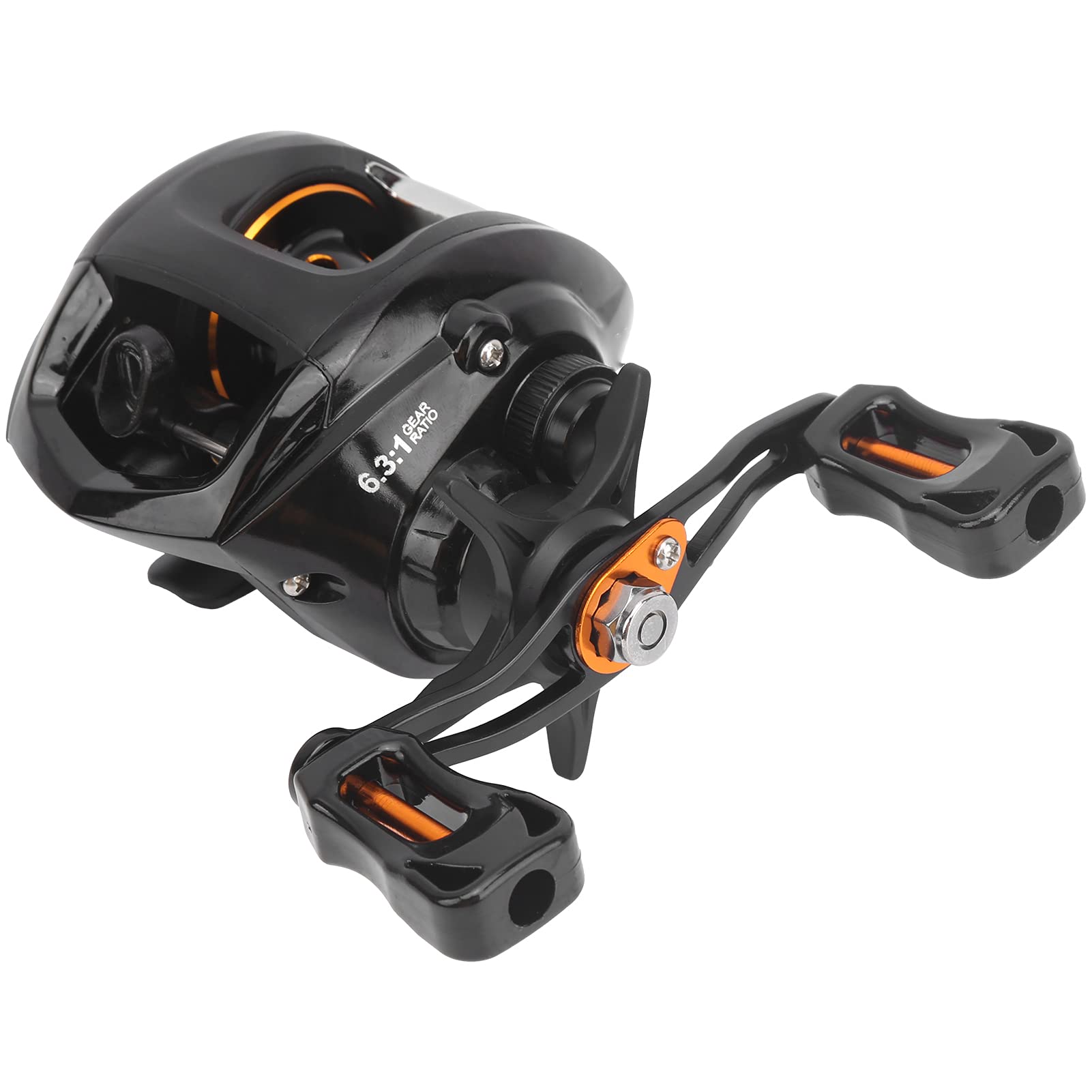 Premium 12+1 BB Fishing Reel with 6.3:1 Gear Ratio - High Speed Magnetic Casting Wheel for Saltwater & Freshwater Fishing | Ideal for Bass, Trout, and Walleye Anglers