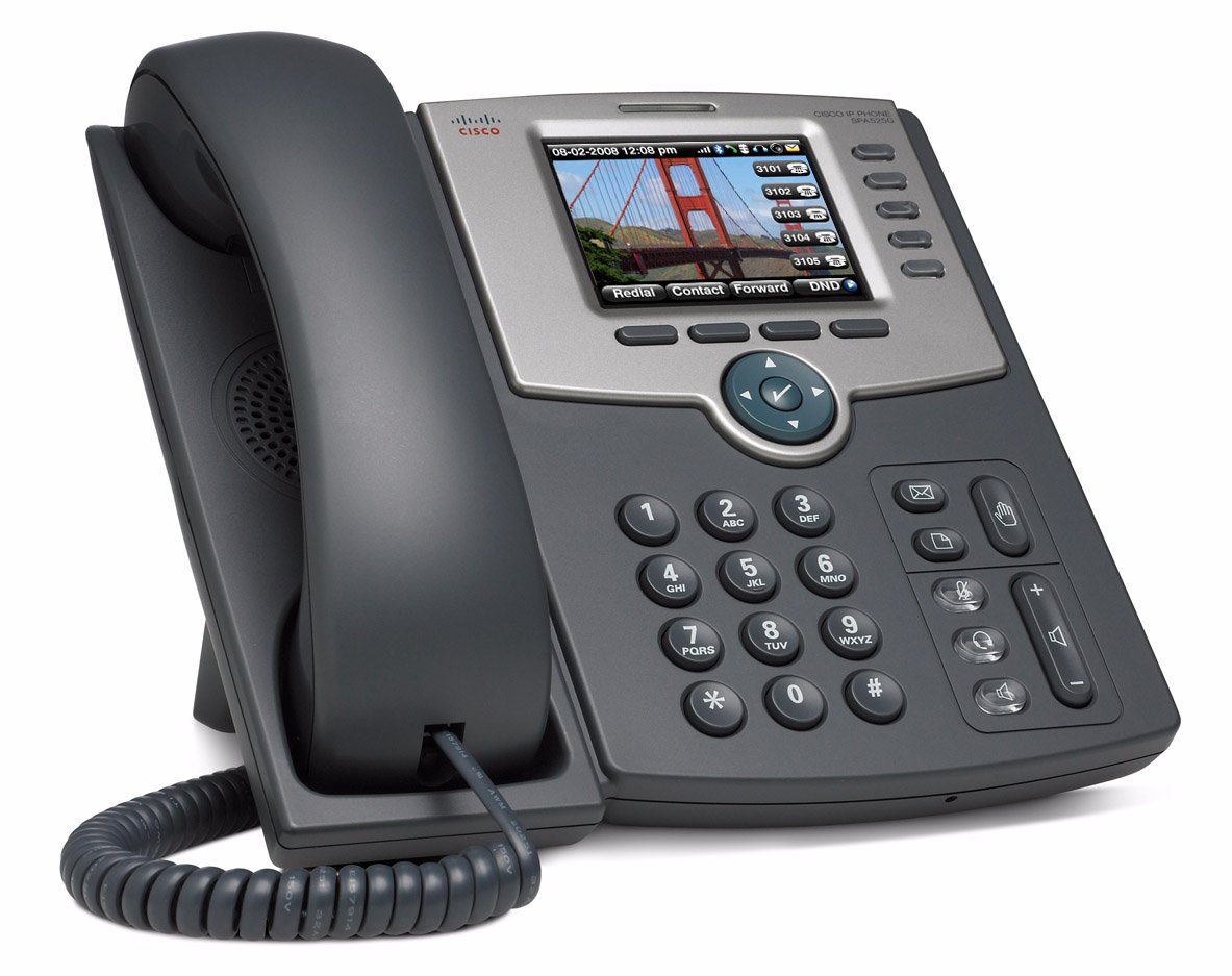 Cisco SPA525G2 5-Line IP Phone with Color Display - Business VoIP Phone for Office & Remote Work