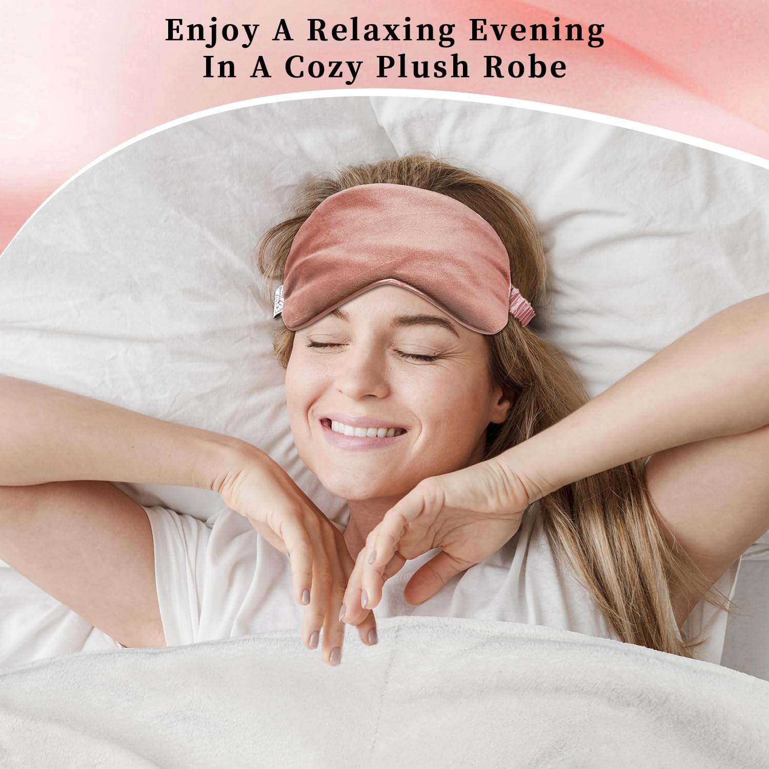 Luxury Satin Bathrobe & Sleep Mask Gift Set for Women - 7-Piece Spa Self Care Kit with Scented Candles | Perfect Birthday, Christmas & Relaxation Gifts for Her | Ideal for Home Spa Nights, Mother's Day & Romantic Getaways