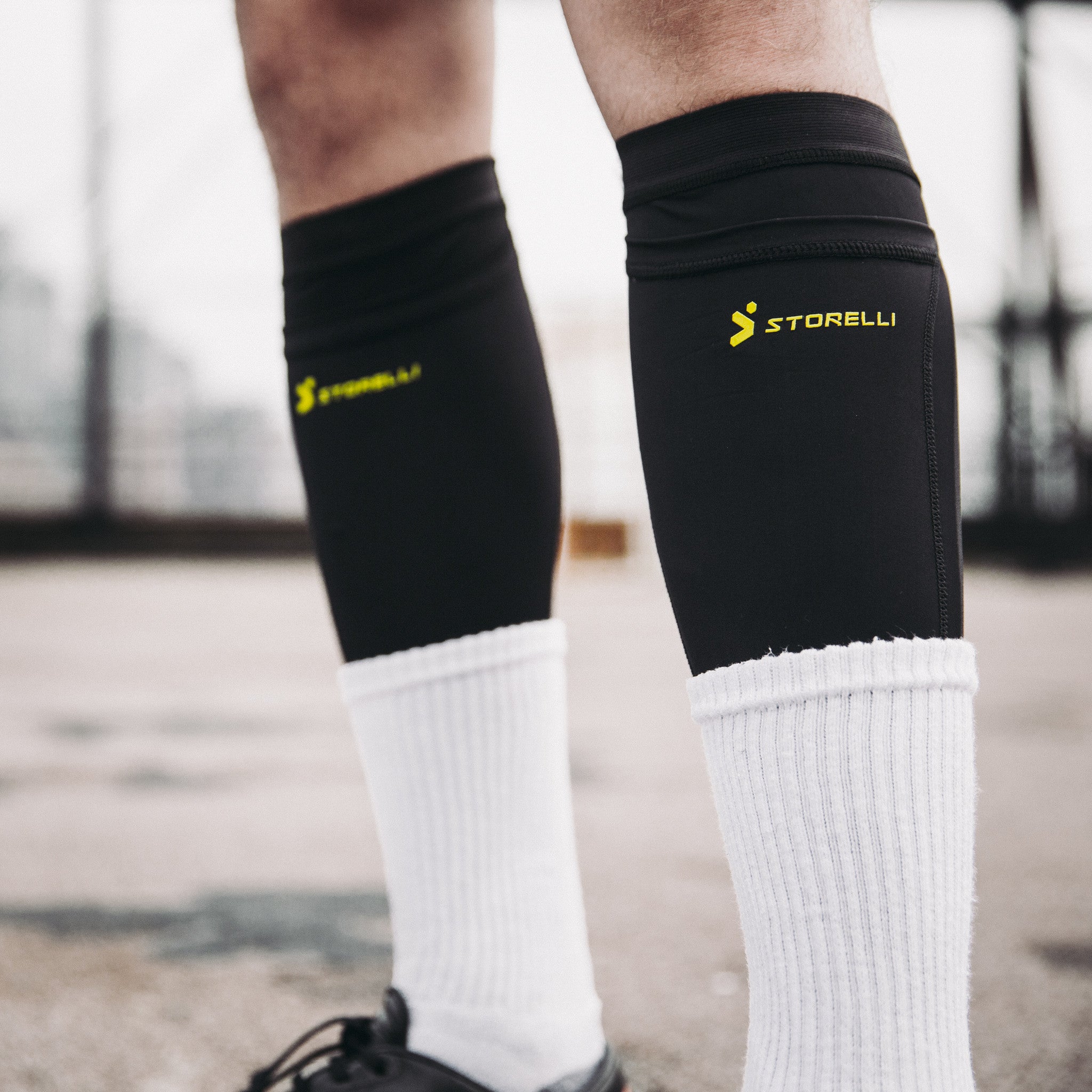 Storelli Bodyshield Leg Guard 2.0 - Soccer Shin Guards for Men & Women - Lightweight Protective Gear for Football, Rugby & Sports Training - Perfect for Match Play & Practice Sessions