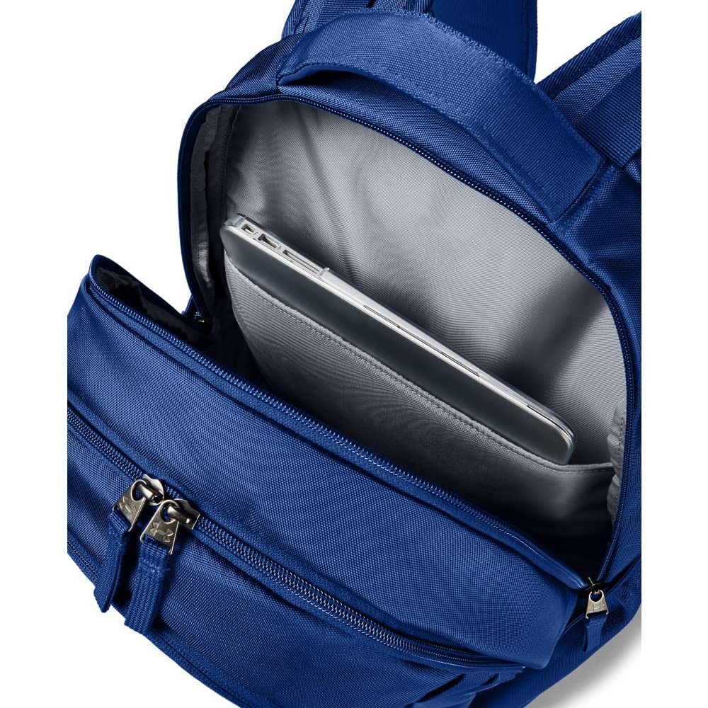 Under Armour Adult Hustle 5.0 Backpack - Durable Laptop Backpack for Work, Gym & Travel - Water-Resistant College Backpack with USB Charging Port & Organizer Compartments - Perfect for Commuting, Sports & Outdoor Activities