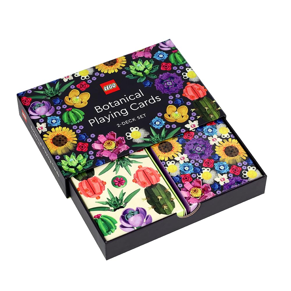 LEGO® Botanical Playing Cards – Beautiful Floral Design Deck for Card Games, Collectors & Gifts | Perfect for Poker, Magic Tricks, Family Game Nights & LEGO® Fans