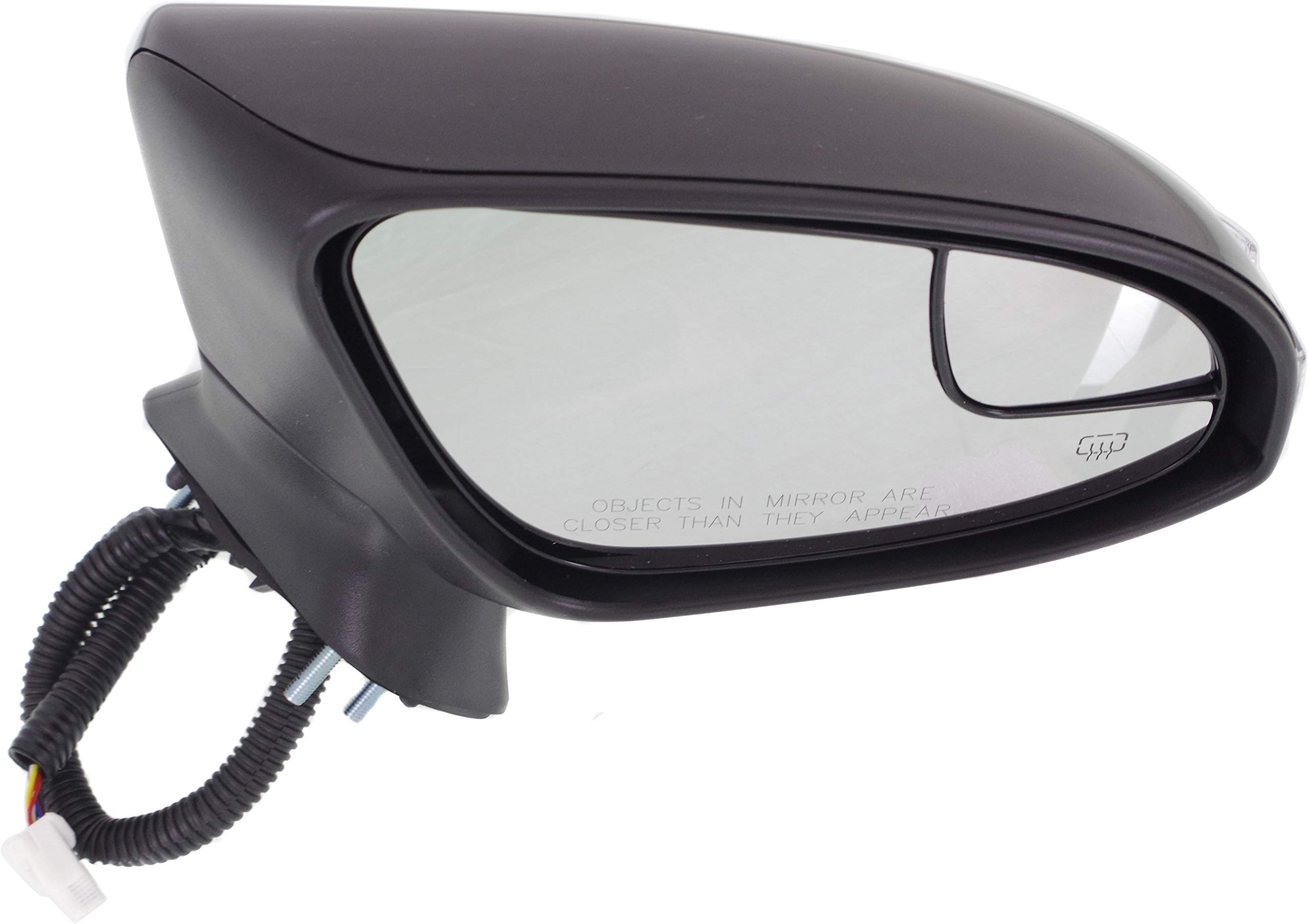Garage-Pro Heated Power Glass Side Mirror with Blind Spot Detection & Signal Light - Compatible with 2013-2014 Toyota Venza Passenger Side | Perfect for Night Driving and Parking Safety