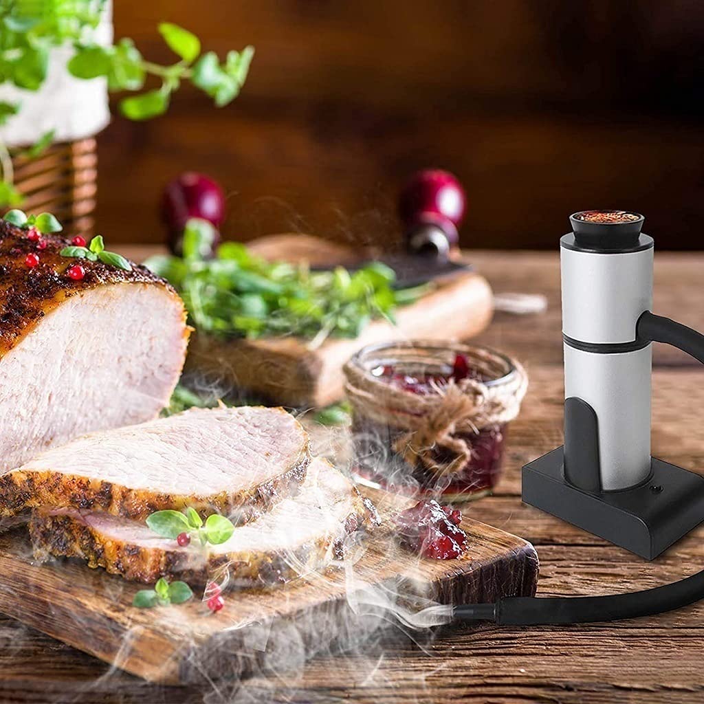 Portable Smoke Infuser Kit - Mini Food Smoker for Meat, Cocktails & Drinks | Indoor & Outdoor BBQ, Cold Smoking Gun | Perfect for Home Cooking, Grilling & Mixology