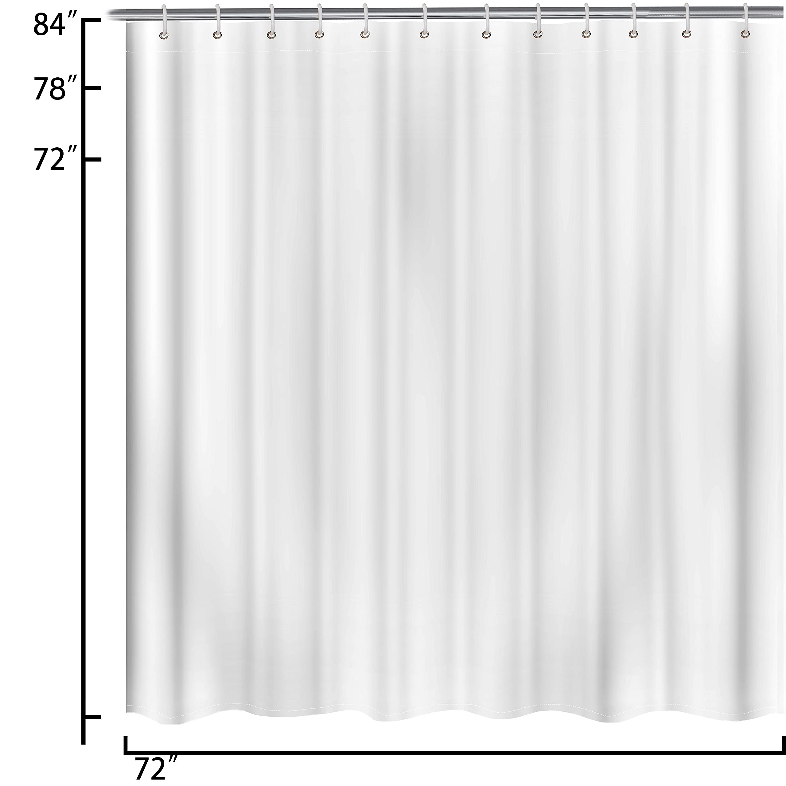 Unicorn Shower Curtain for Kids - Galaxy Starry Sky Bathroom Decor for Girls & Boys - 72x84 Inch