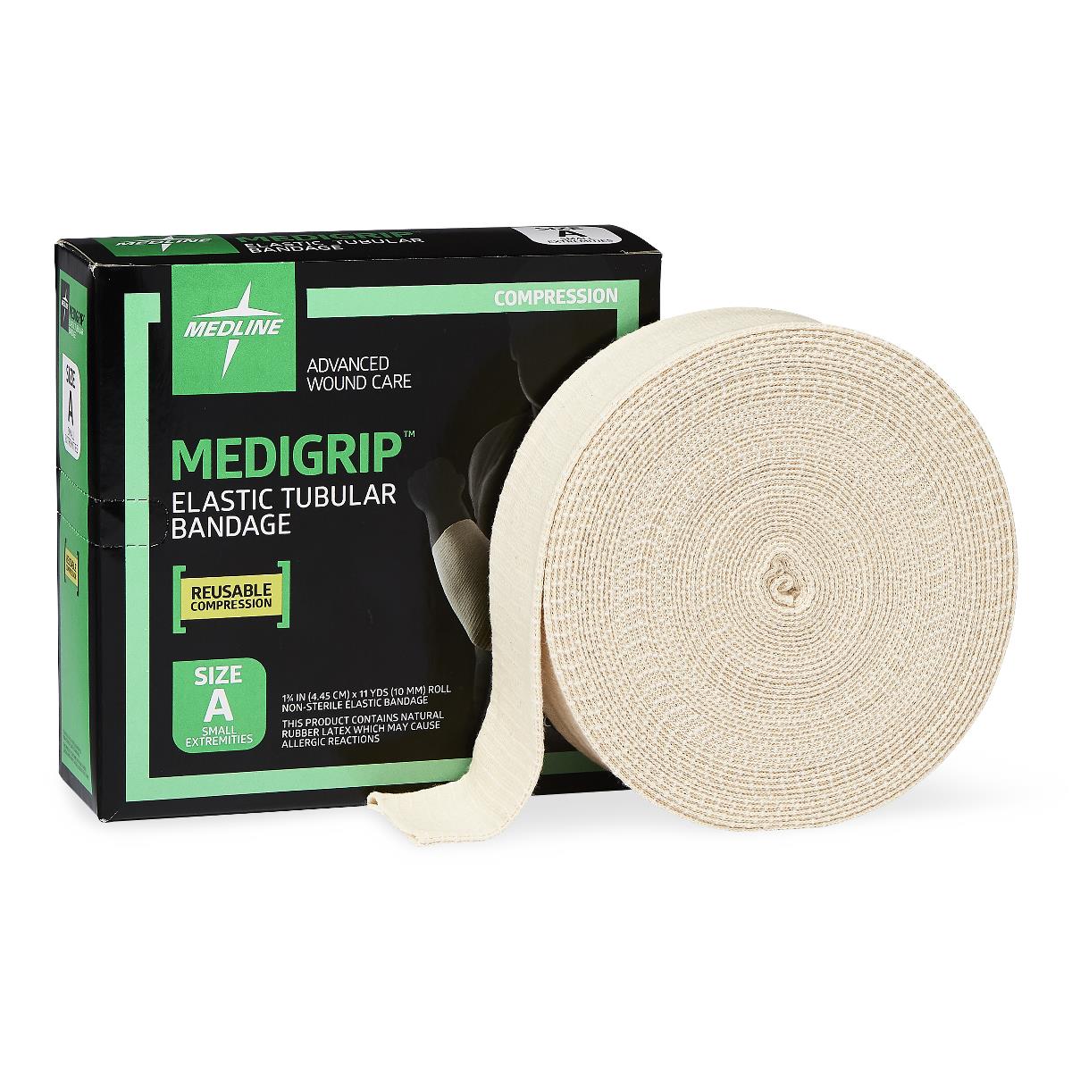 Medigrip Elasticated Tubular Bandage - Breathable Support Bandage for Arms, Legs & Joints (Various Sizes) - Ideal for Sports Injuries, Post-Surgery Recovery & Swelling Relief