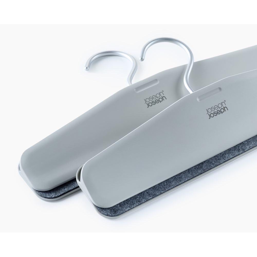 Joseph Joseph Orderly Space-Saving Clothes Hanger for Pants & Skirts - 2 Pack - Perfect for Closet Organization and Travel Packing