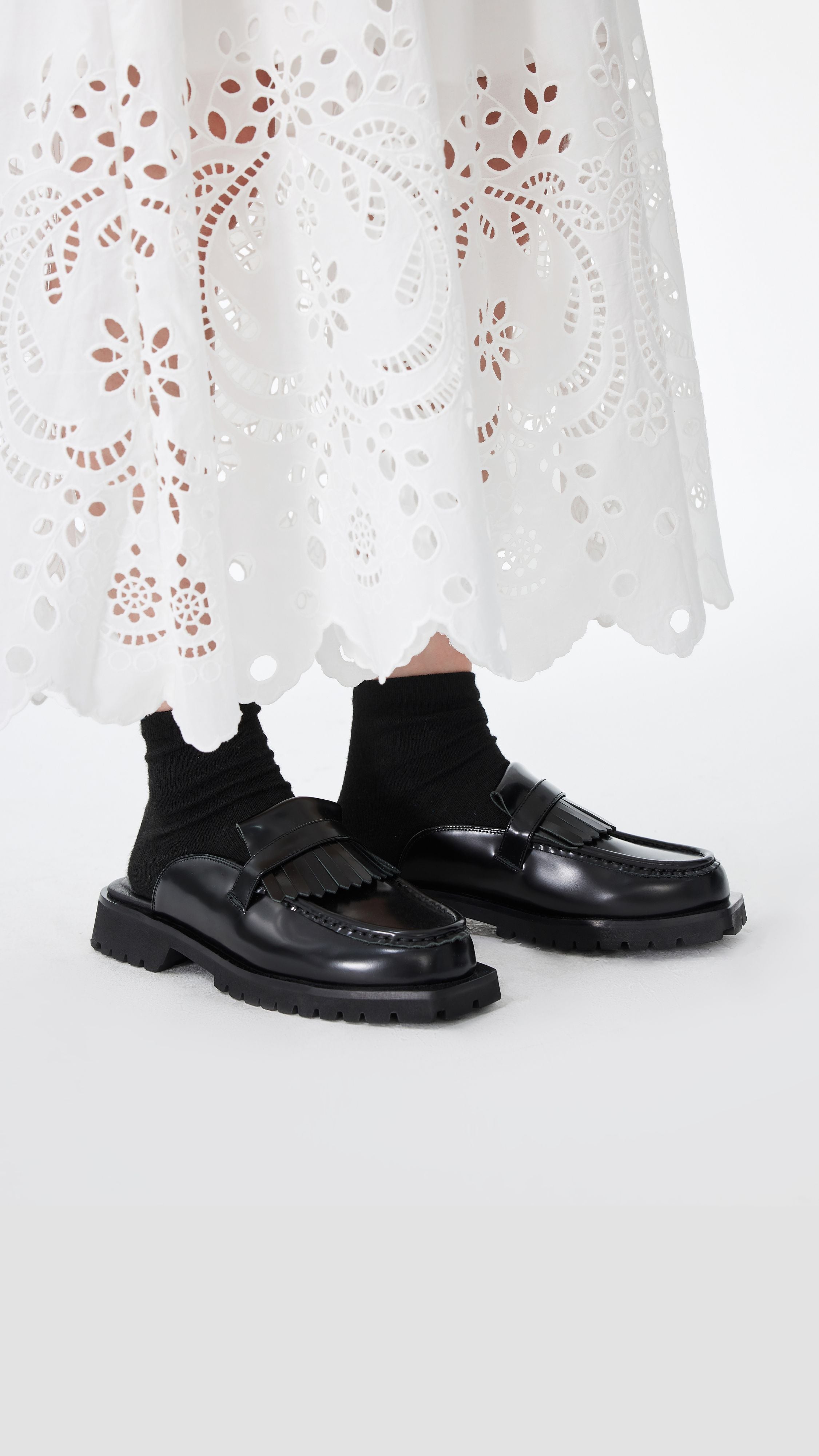Stylish Fringe Trimmed Slip-On Loafers for Women | Comfortable Casual Shoes | Perfect for Office, Travel & Everyday Wear