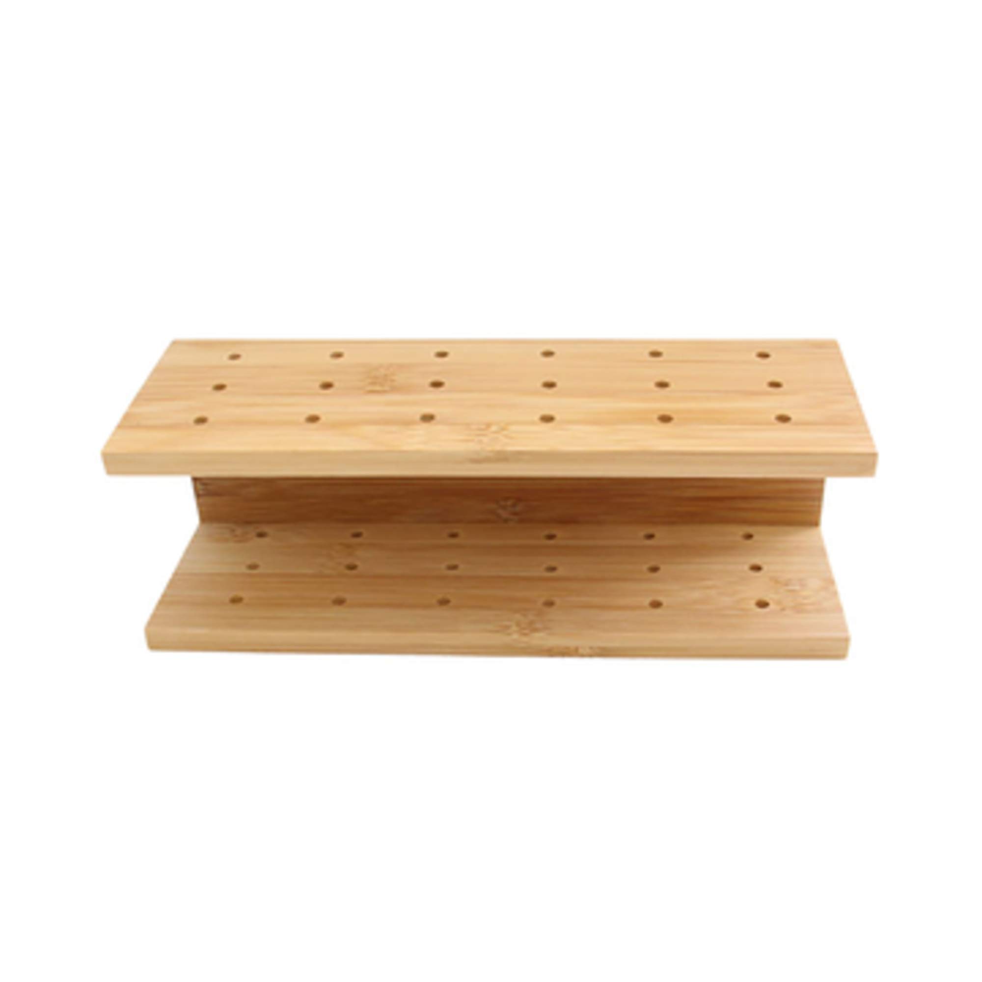 Bamboo Cake Pop Stand 18 Holes - 5 Pack Wooden Cake Pop Holder for Parties, Weddings & Dessert Displays (7.9 x 2.75 Inches) - Eco-Friendly Baking Supplies for DIY Treats & Candy Buffets
