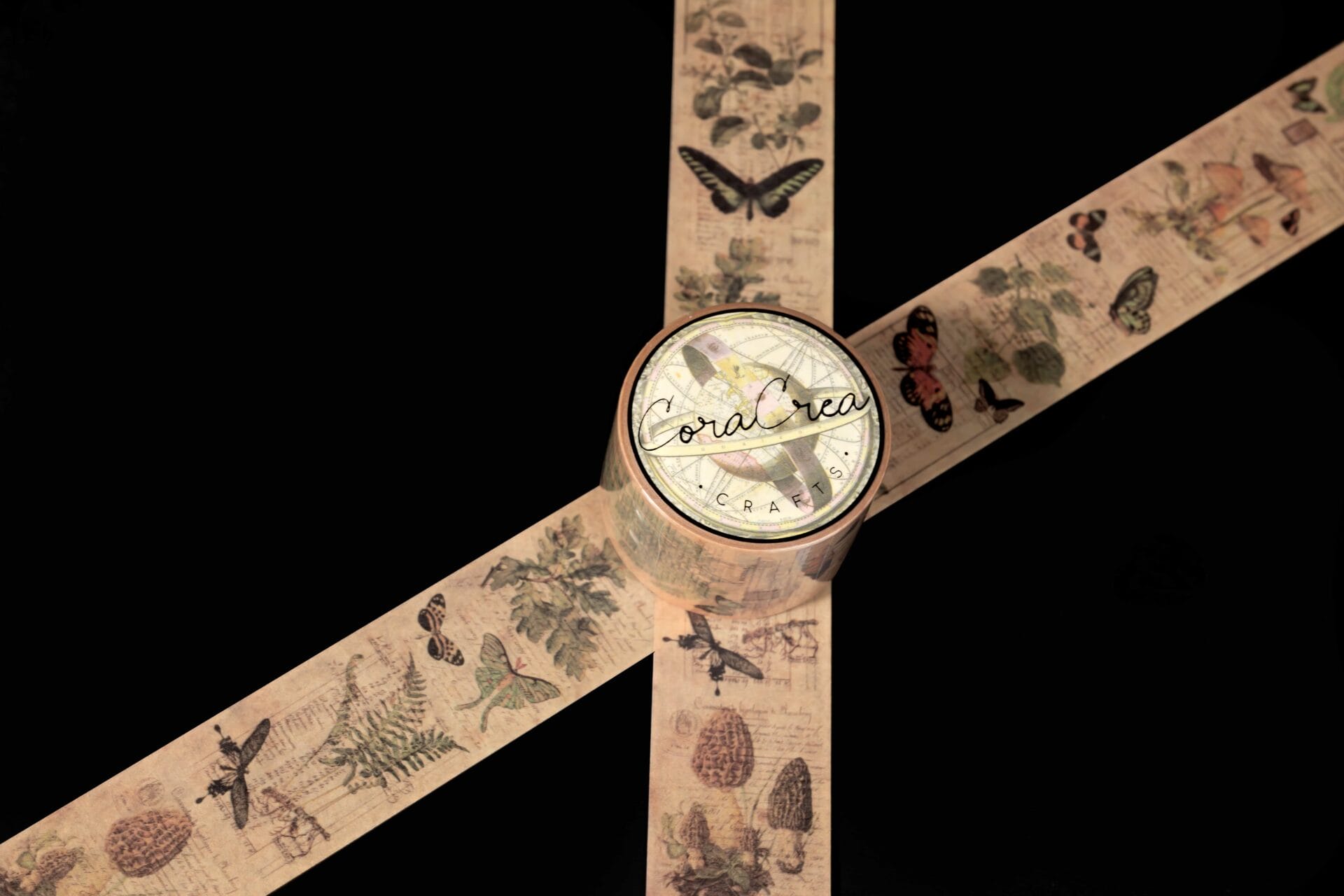 Butterfly Post Washi Tape - Decorative Japanese Paper Tape for Scrapbooking, Journaling, Gift Wrapping & DIY Crafts - Perfect for Bullet Journals, Planners, and Home Decor