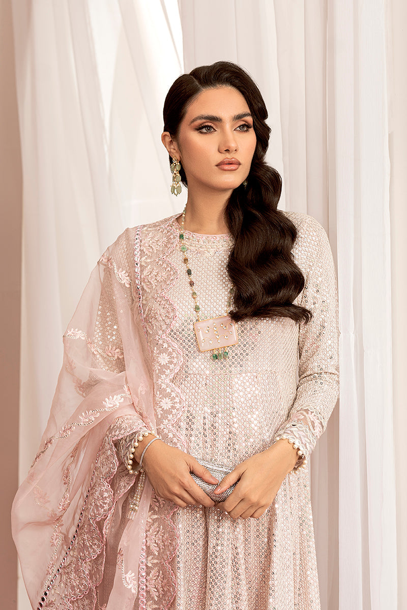 GUL E RANA 3PC Embroidered Luxury Pret Pakistani Formal Dress Set - Perfect for Weddings, Parties & Special Occasions