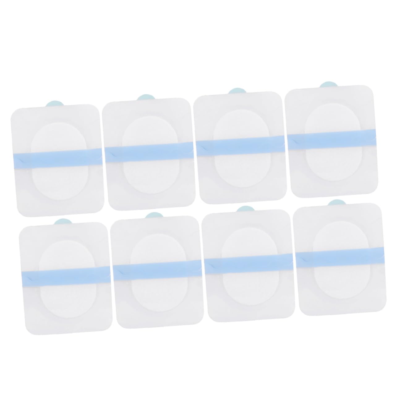 Baluue 2 Pack Underarm Sweat Stickers for Women - Absorbent Cotton Anti-Perspirant Pads with Release Paper (8 Sheets Each) - Stay Fresh & Dry All Day for Workouts, Yoga, and Daily Wear