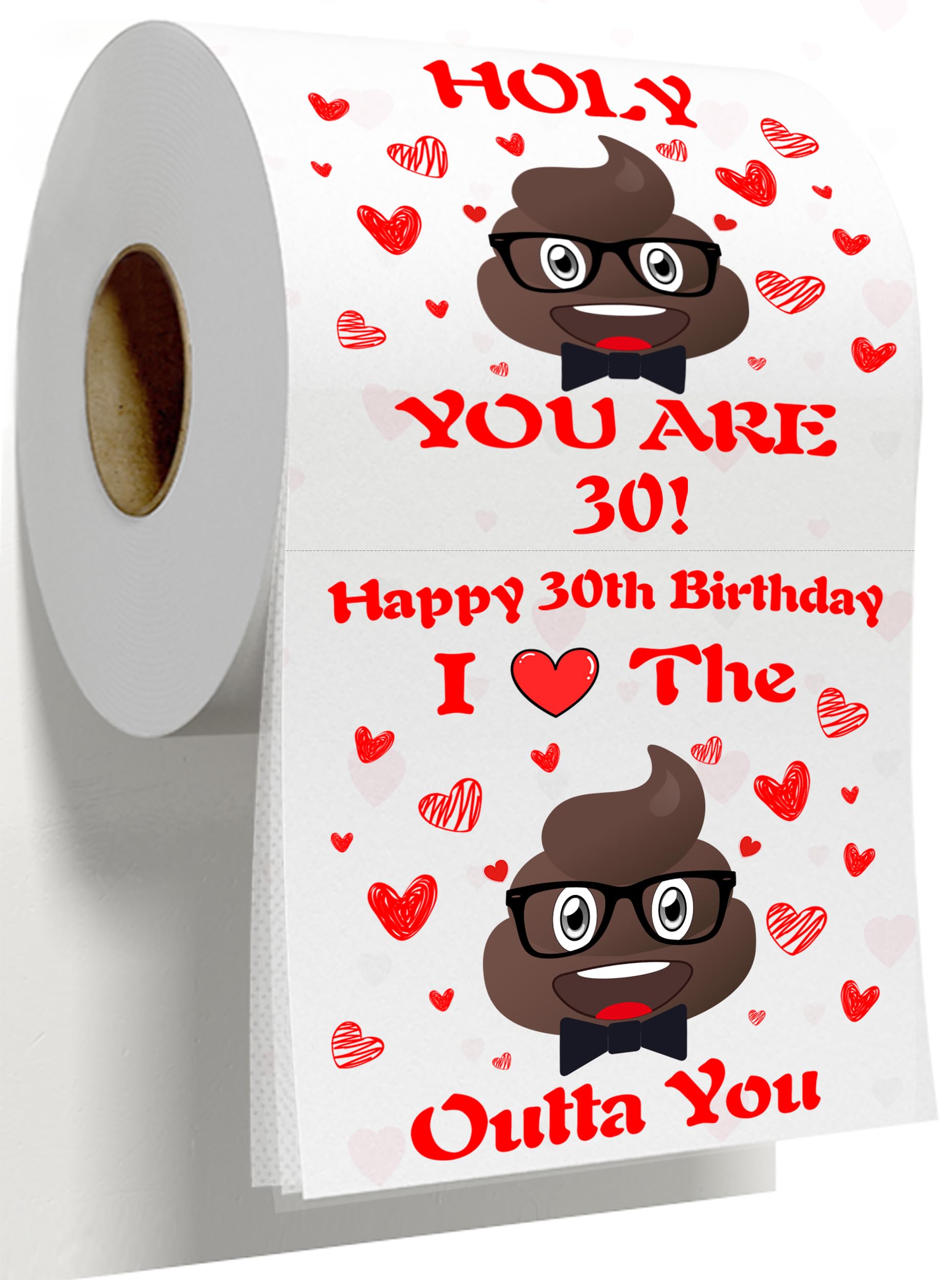30th Birthday Toilet Paper - Fun & Unique 30th Birthday Gifts for Men & Women - 30th Birthday Party Decorations & Favors - Perfect for 30th Birthday Parties, Gag Gifts & Milestone Celebrations