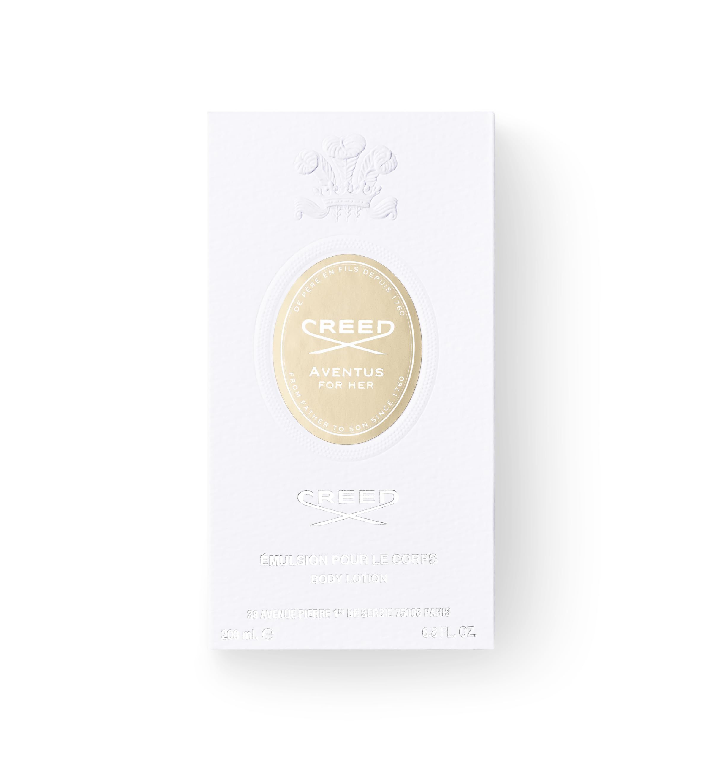 Creed Aventus For Her Body Lotion - Women's Luxury Moisturizing Cream with Woody Floral Fragrance, 200ml | Hydrating & Nourishing for Dry Skin | Perfect for Daily Use & Special Occasions